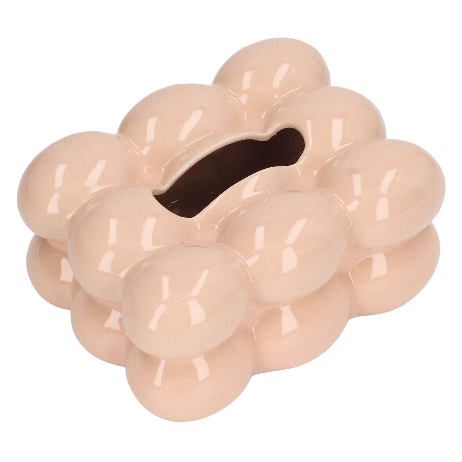 Electroplated Ceramic Tissue Box Case Holder Decorative Elegant Facial Tissue view 2