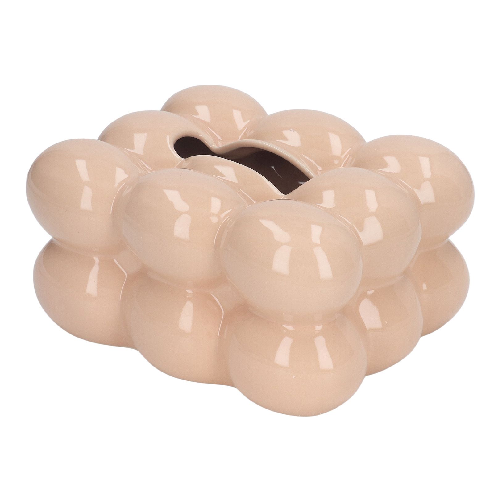 Electroplated Ceramic Tissue Box Case Holder Decorative Elegant Facial Tissue view 4