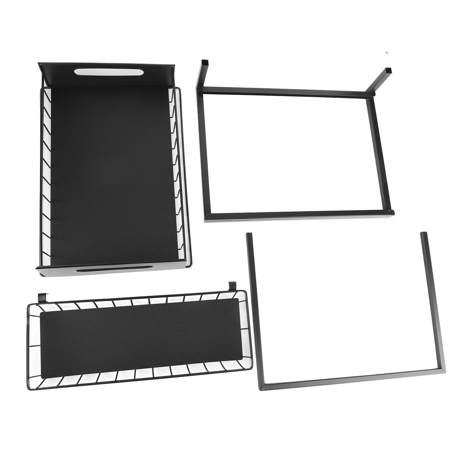 Under Sink Organizer L Shape 2 Tier Slide Out Sink Shelf for Under Kitchen view 3