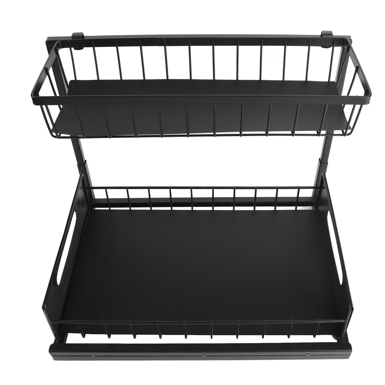 Under Sink Organizer L Shape 2 Tier Slide Out Sink Shelf for Under Kitchen view 8