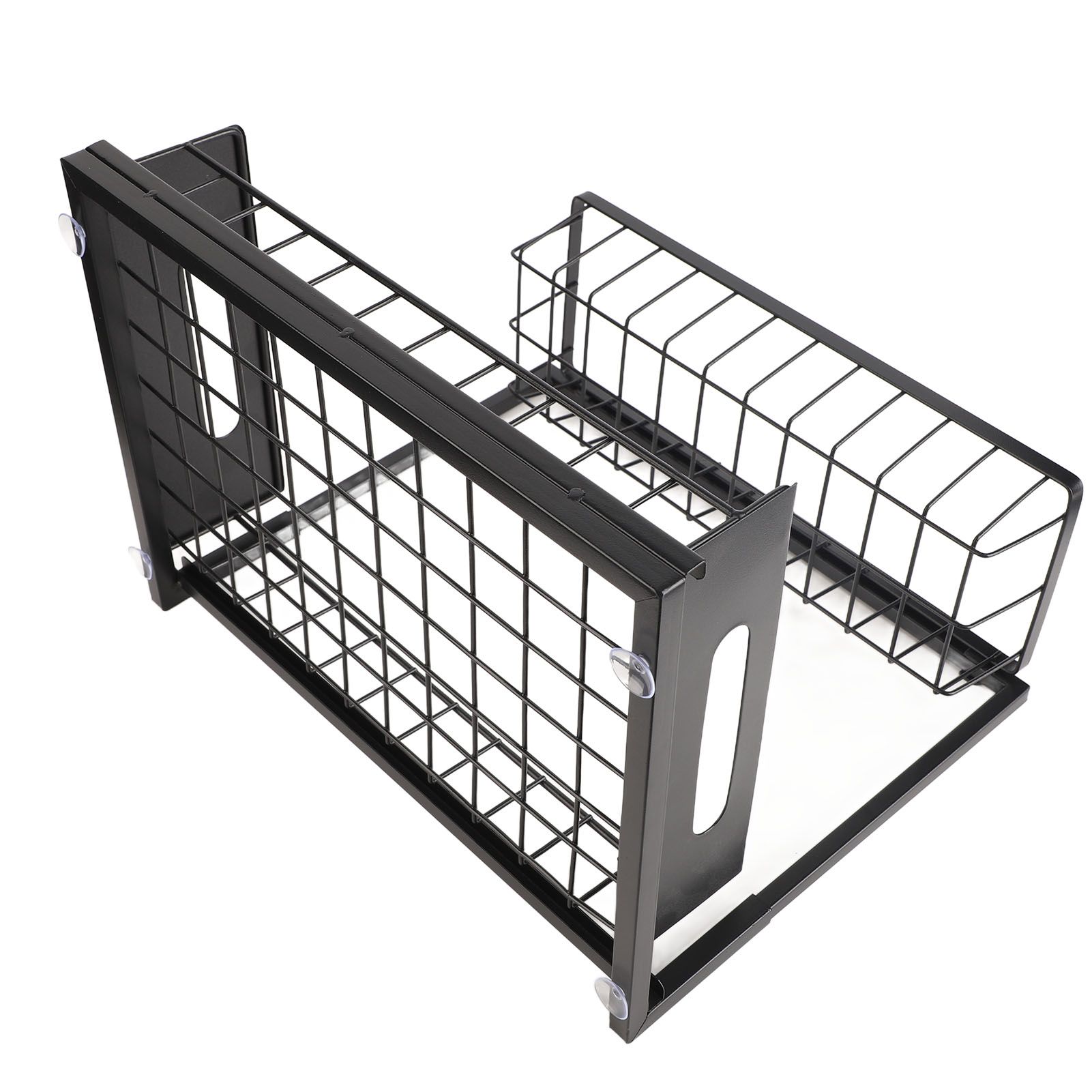 Under Sink Organizer L Shape 2 Tier Slide Out Sink Shelf for Under Kitchen view 14