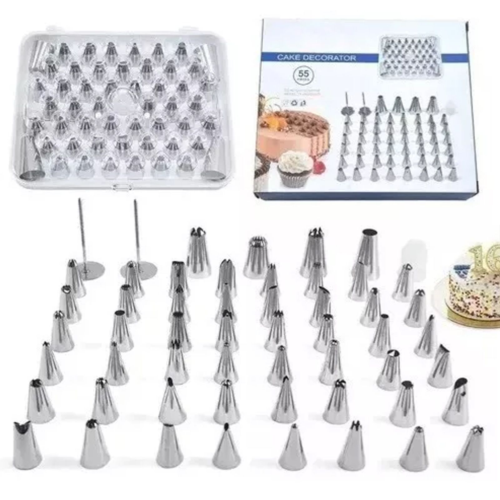Piping Tips Stainless Steel Toxic Free Rust Proof Cake Decorating Nozzles for view 7