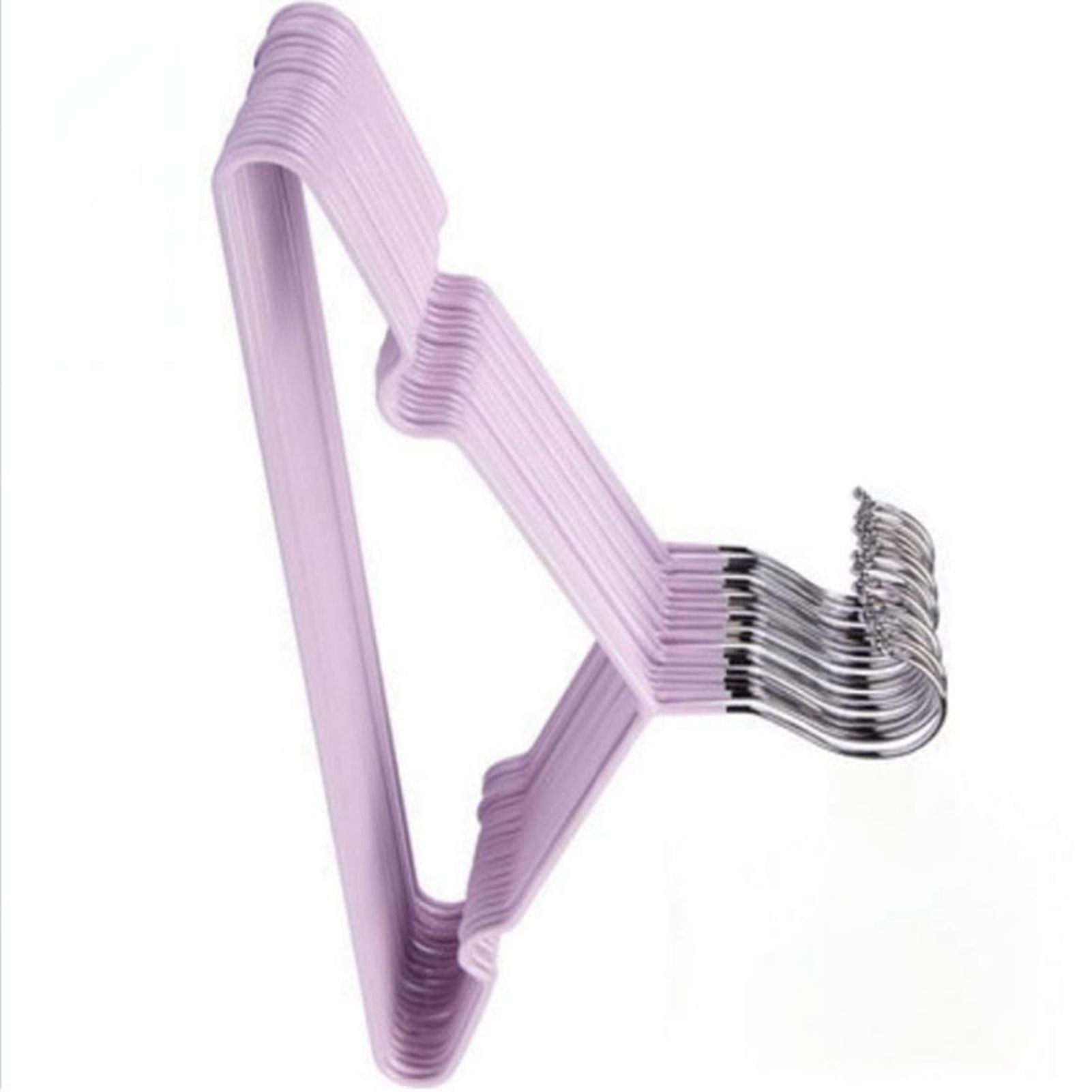 Clothes Hangers Prevent Slip Space Saving Heavy Duty Dry Wet Thick Clothes view 3