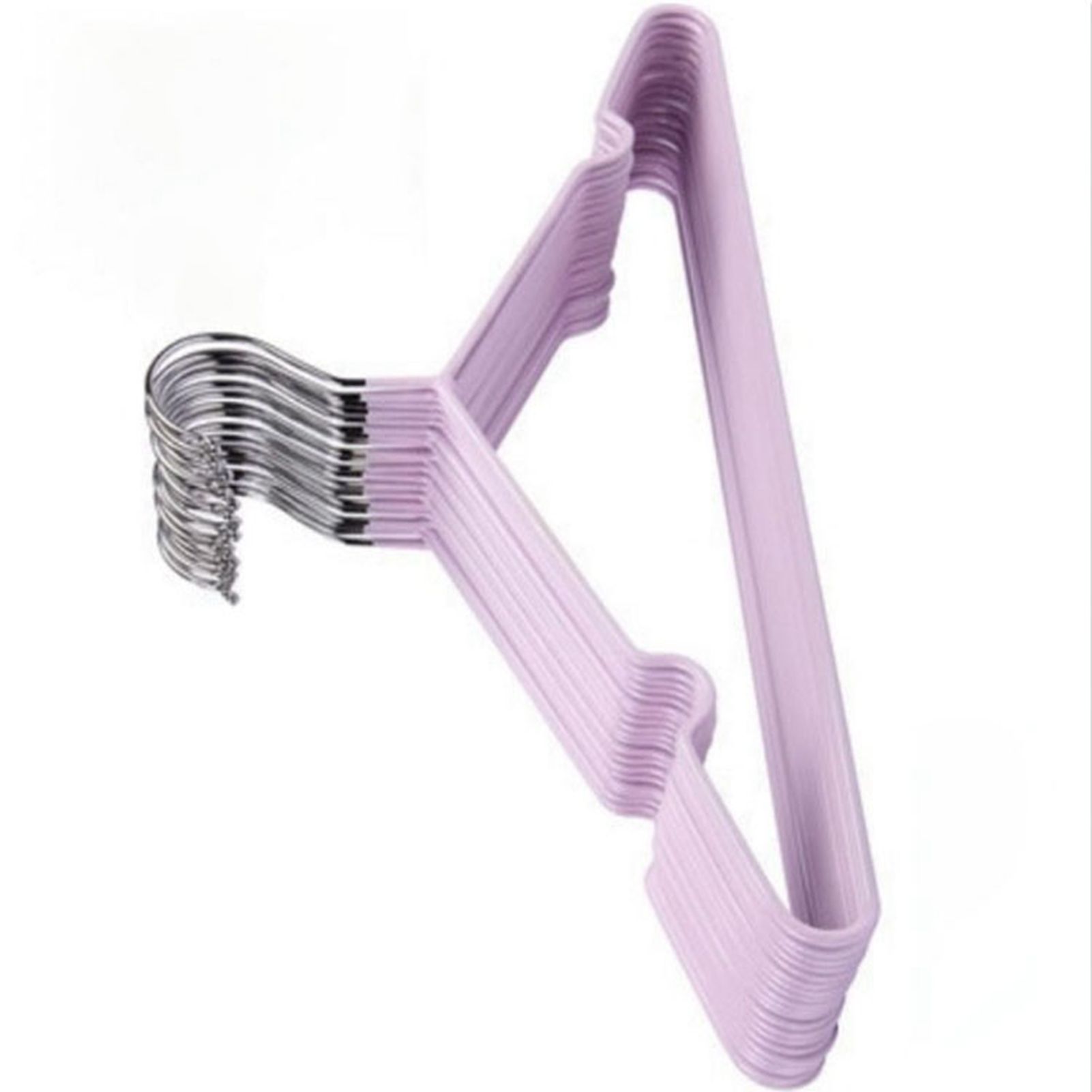 Clothes Hangers Prevent Slip Space Saving Heavy Duty Dry Wet Thick Clothes view 4