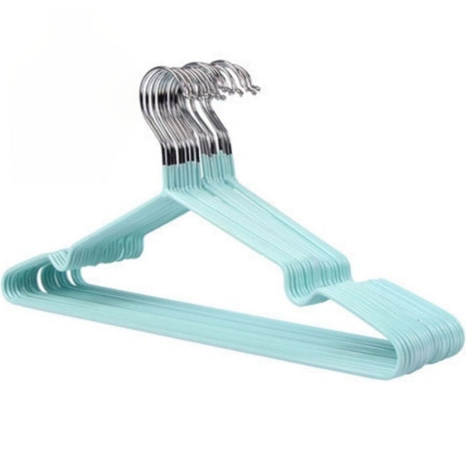Clothes Hangers Prevent Slip Space Saving Heavy Duty Dry Wet Thick Clothes view 2