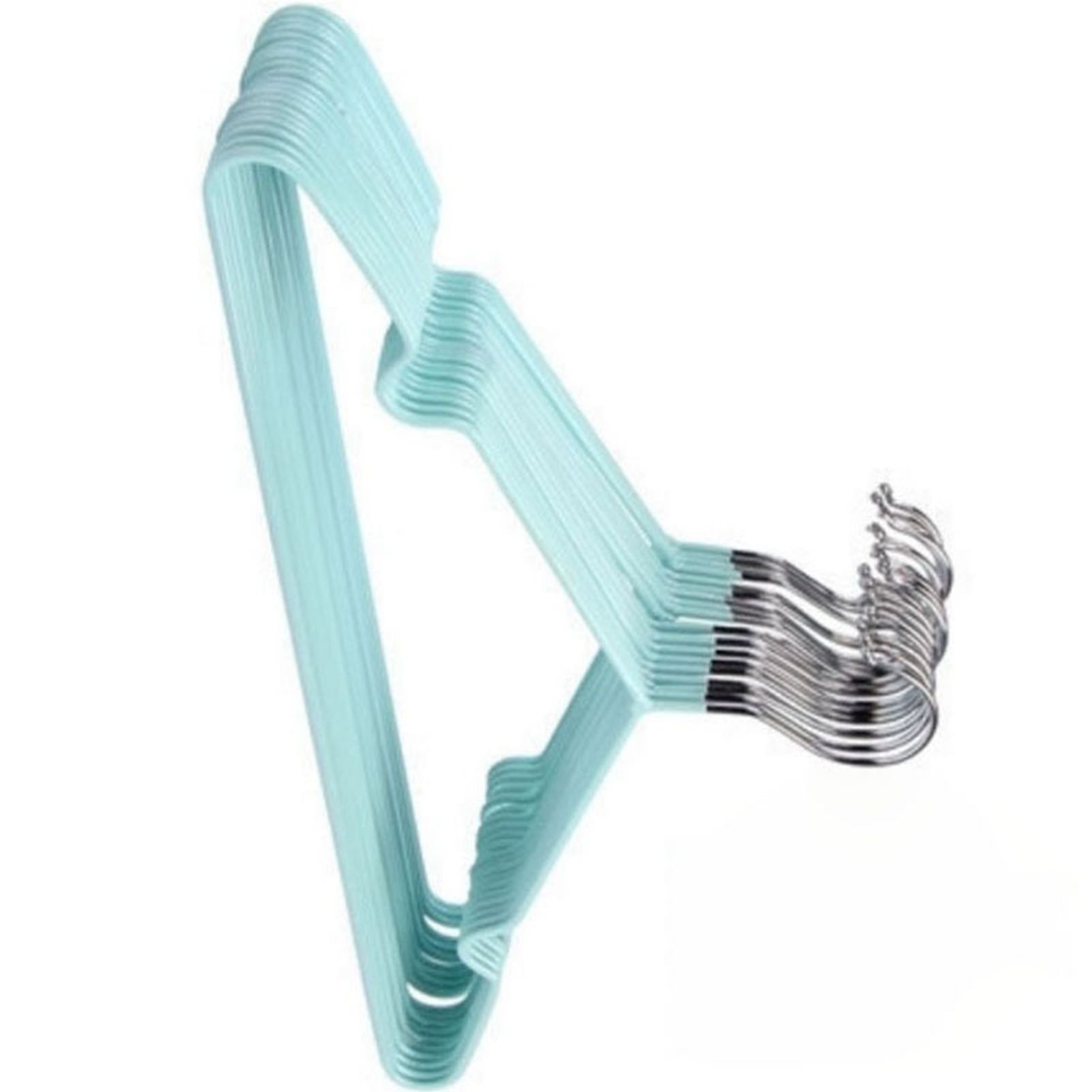 Clothes Hangers Prevent Slip Space Saving Heavy Duty Dry Wet Thick Clothes view 3