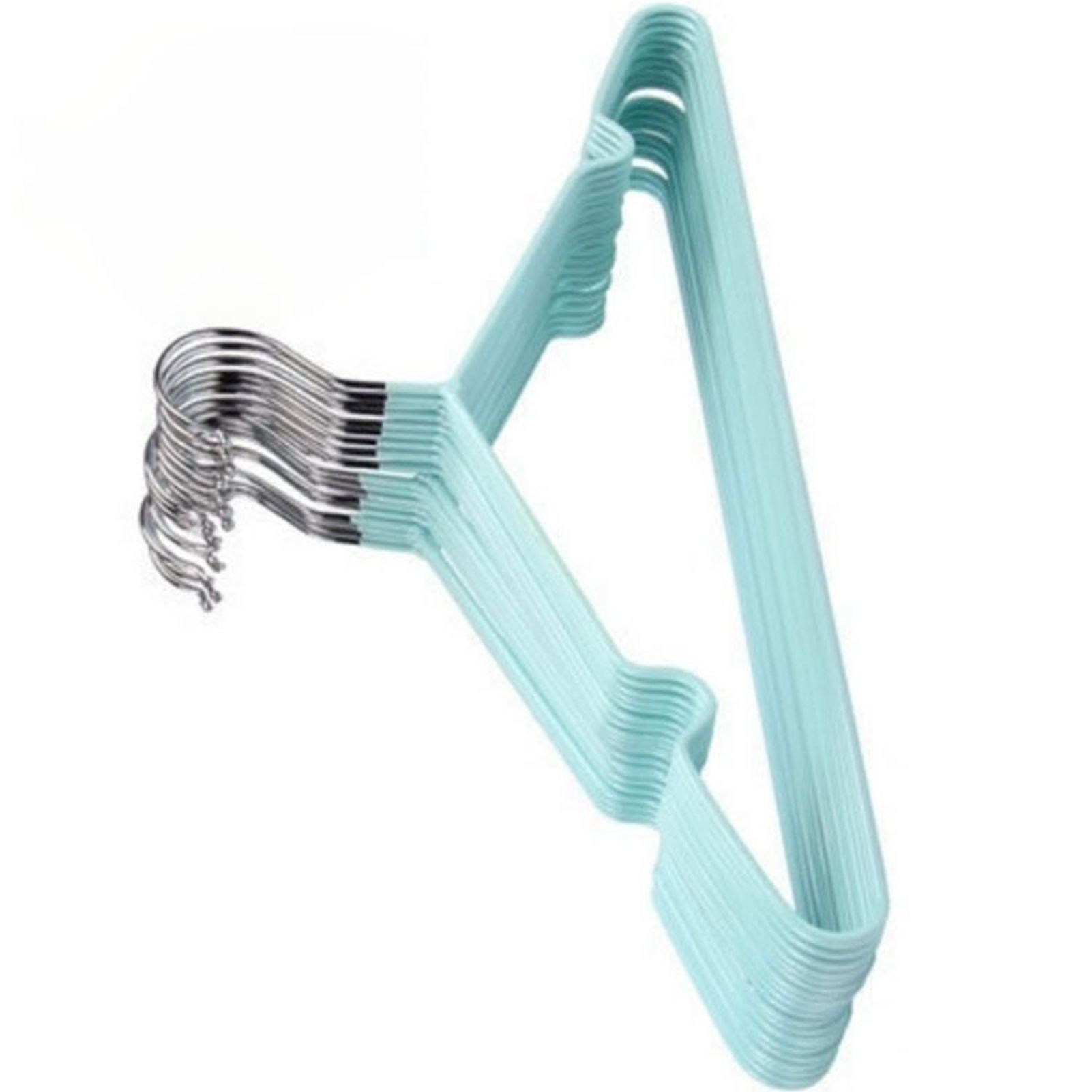 Clothes Hangers Prevent Slip Space Saving Heavy Duty Dry Wet Thick Clothes view 4
