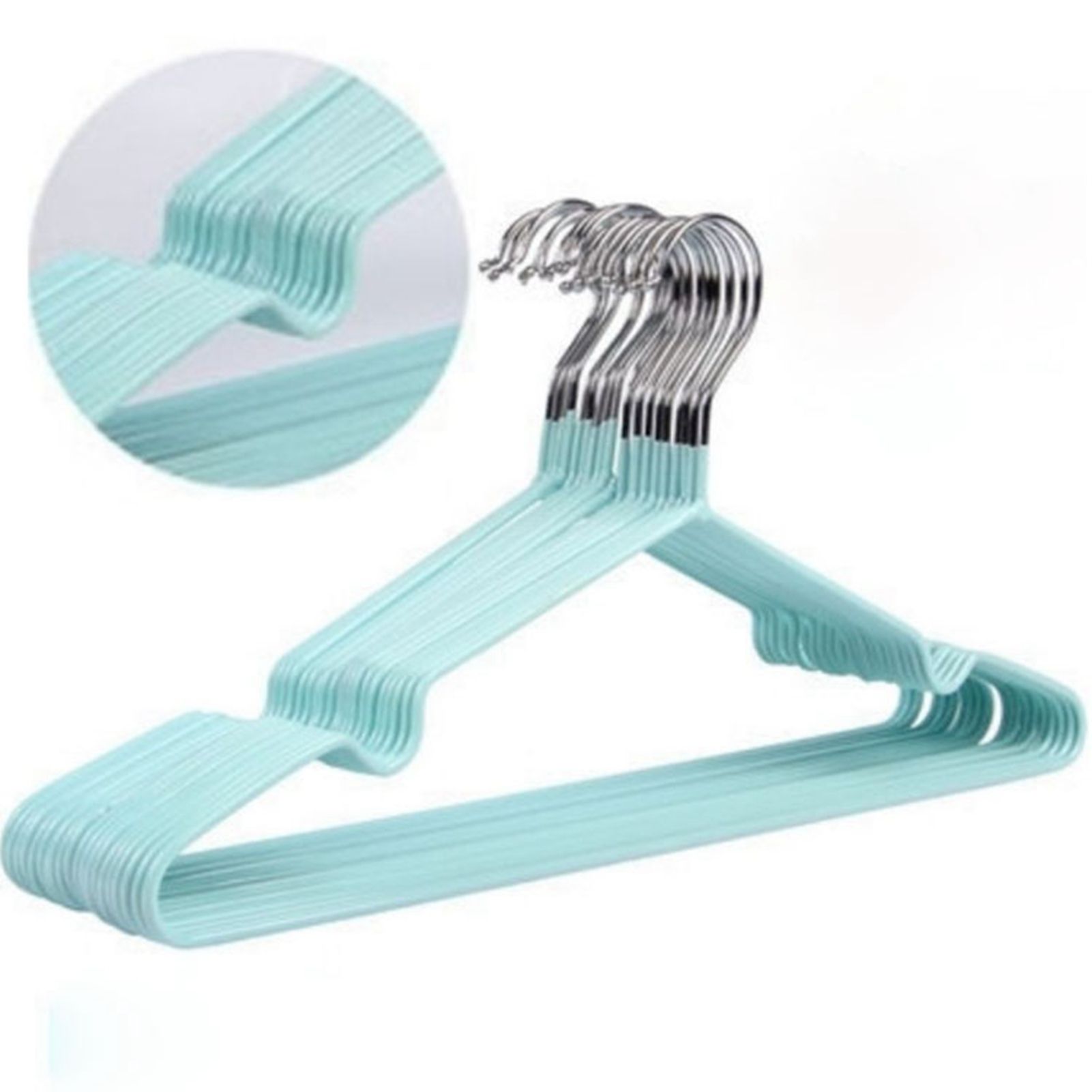 Clothes Hangers Prevent Slip Space Saving Heavy Duty Dry Wet Thick Clothes view 6