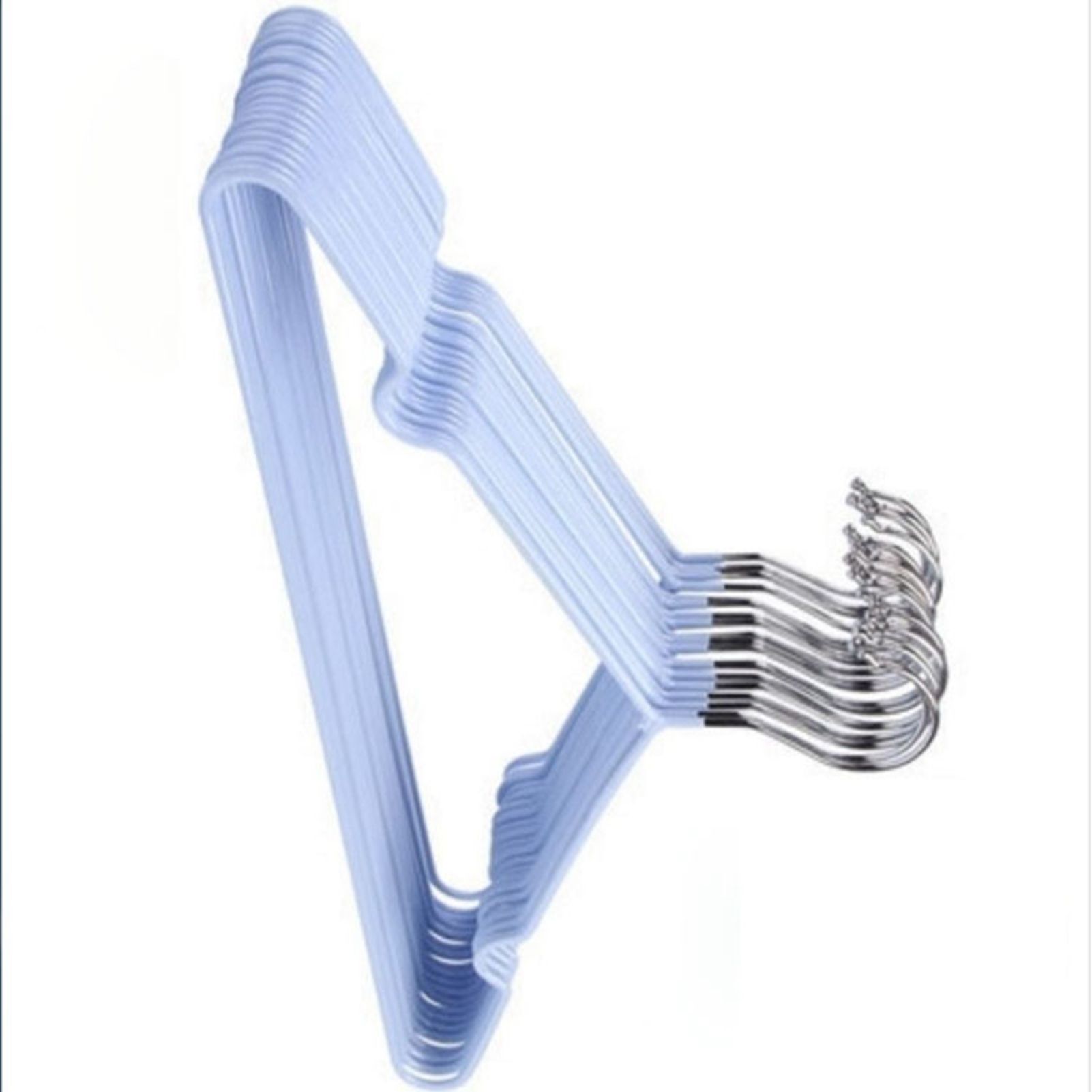 Clothes Hangers Prevent Slip Space Saving Heavy Duty Dry Wet Thick Clothes view 2