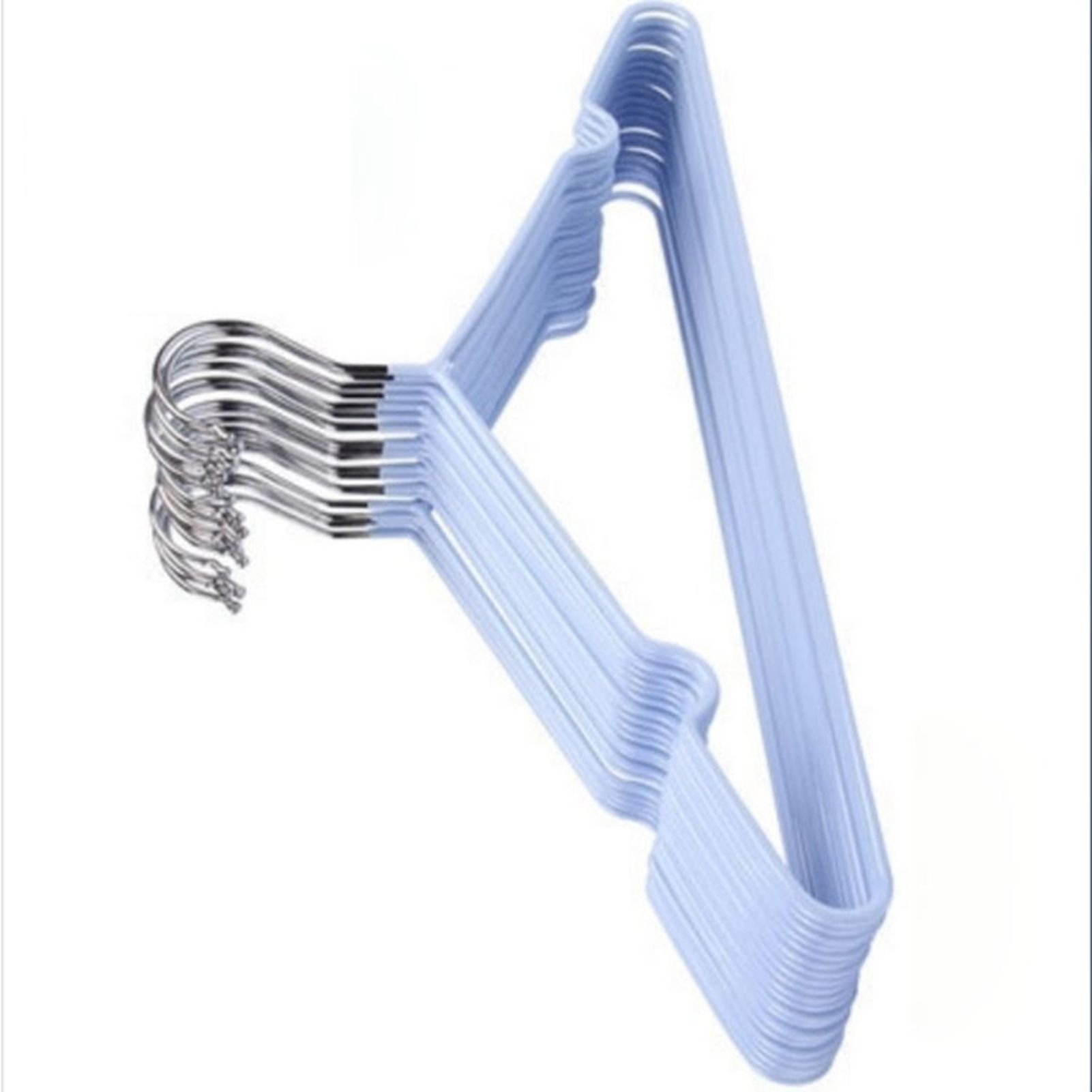 Clothes Hangers Prevent Slip Space Saving Heavy Duty Dry Wet Thick Clothes view 3
