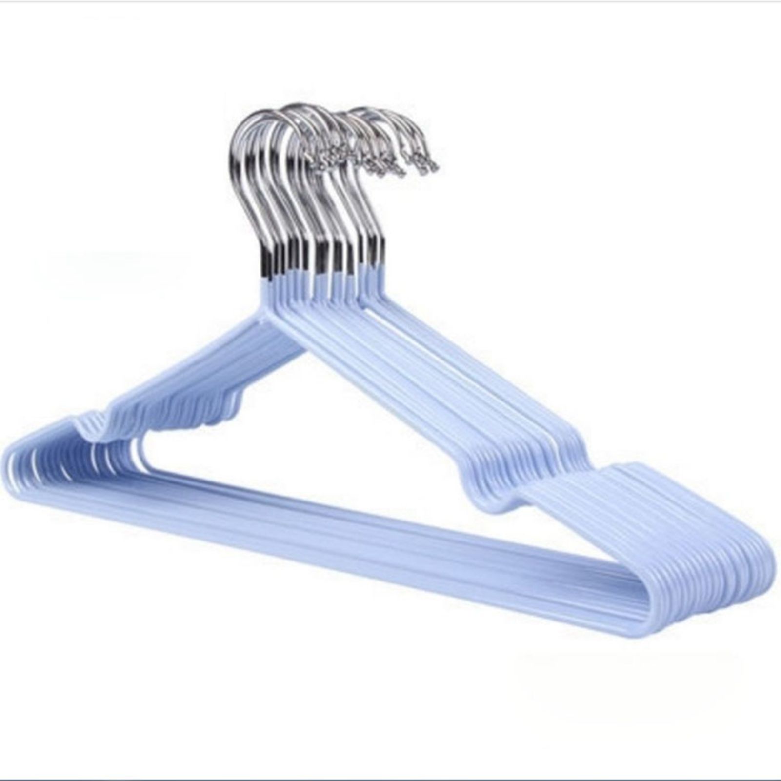 Clothes Hangers Prevent Slip Space Saving Heavy Duty Dry Wet Thick Clothes view 4