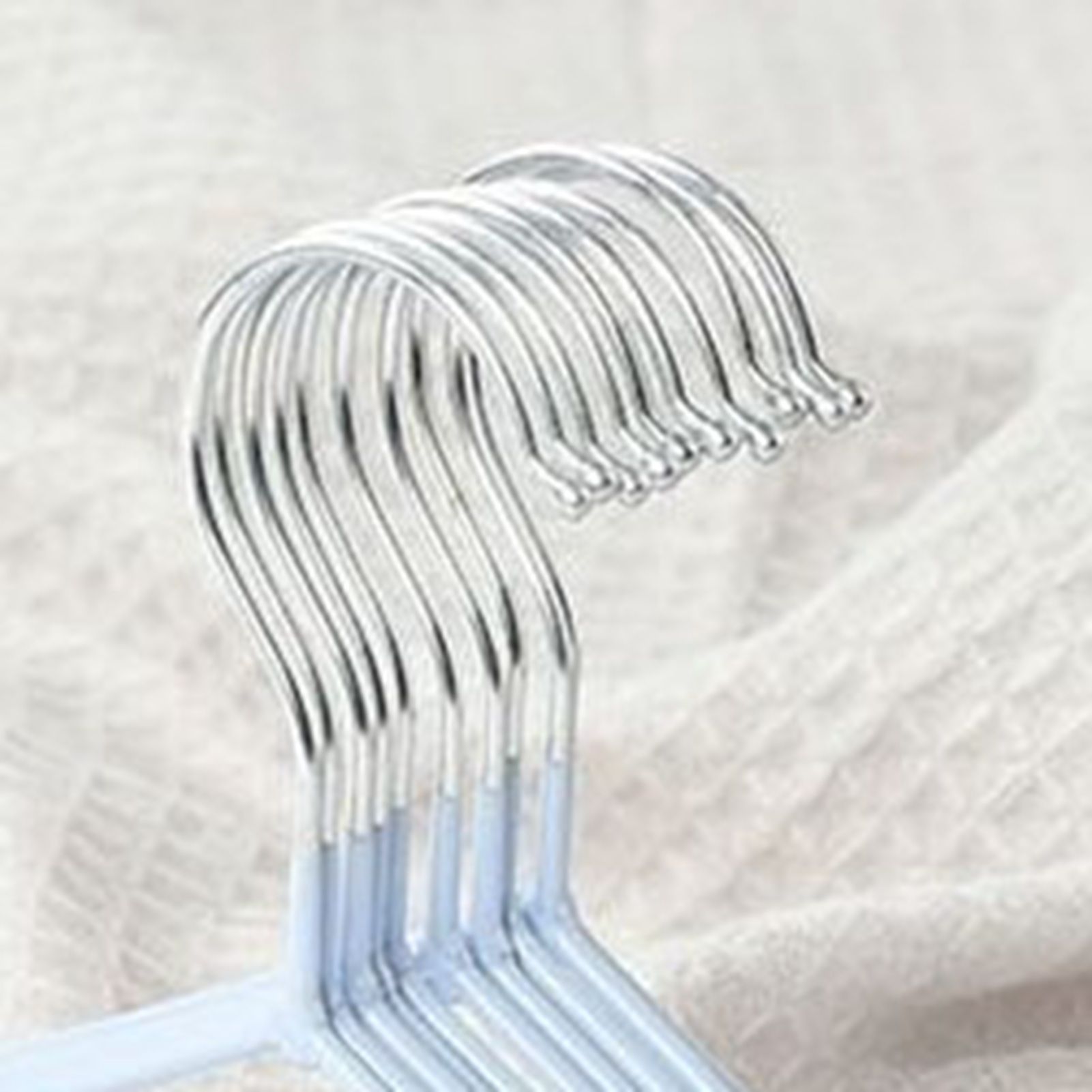 Clothes Hangers Prevent Slip Space Saving Heavy Duty Dry Wet Thick Clothes view 8
