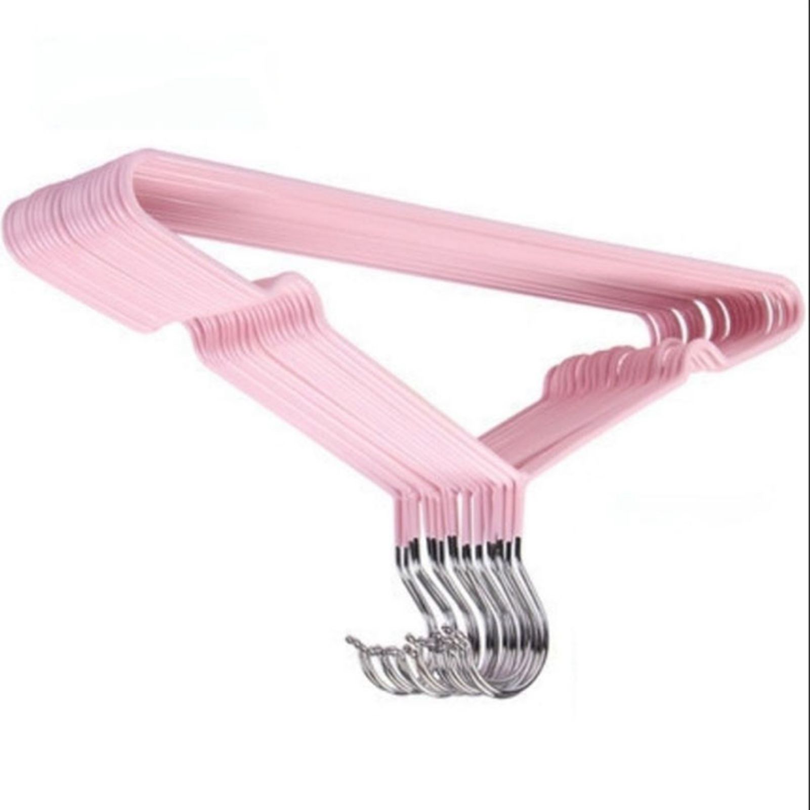 Clothes Hangers Prevent Slip Space Saving Heavy Duty Dry Wet Thick Clothes view 3