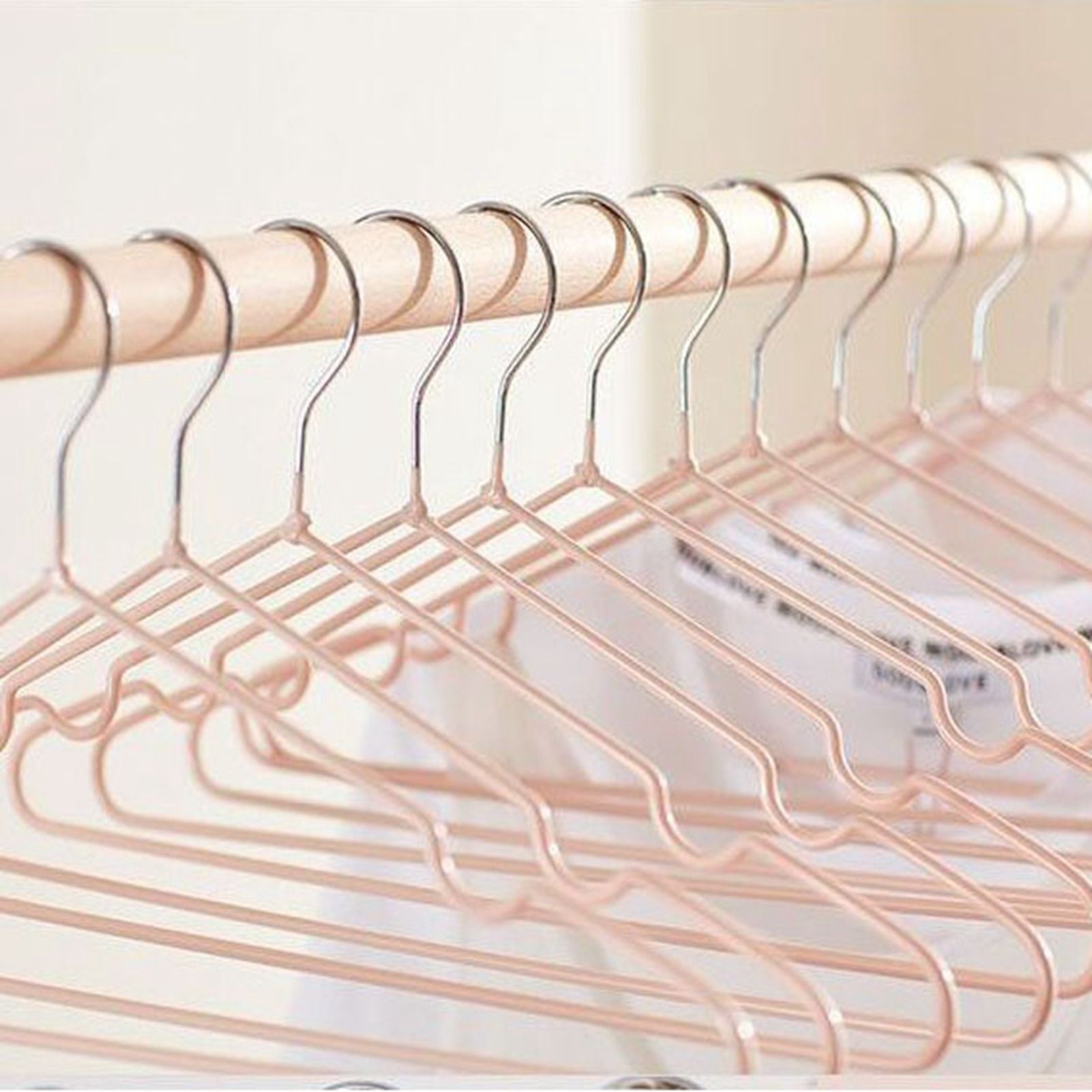 Clothes Hangers Prevent Slip Space Saving Heavy Duty Dry Wet Thick Clothes view 13