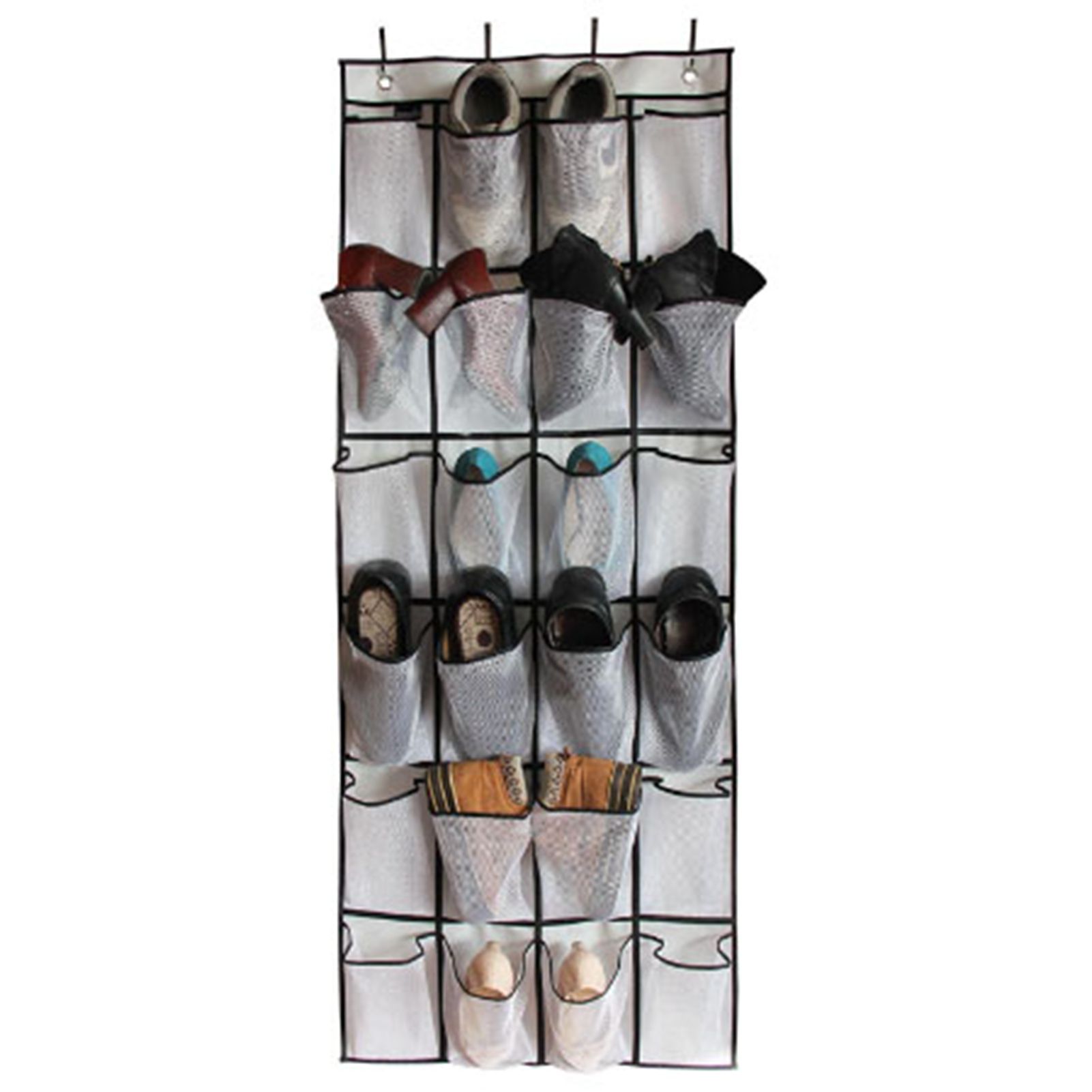 Over The Door Shoe Organizer Hanging Storage Bag Shoe Storage Door Hanger with view 6