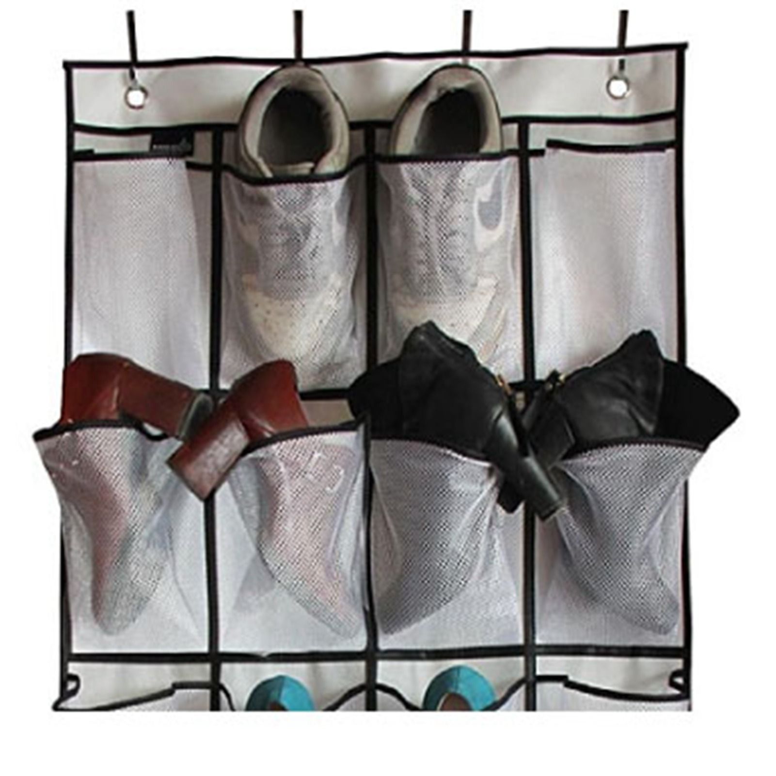 Over The Door Shoe Organizer Hanging Storage Bag Shoe Storage Door Hanger with view 7