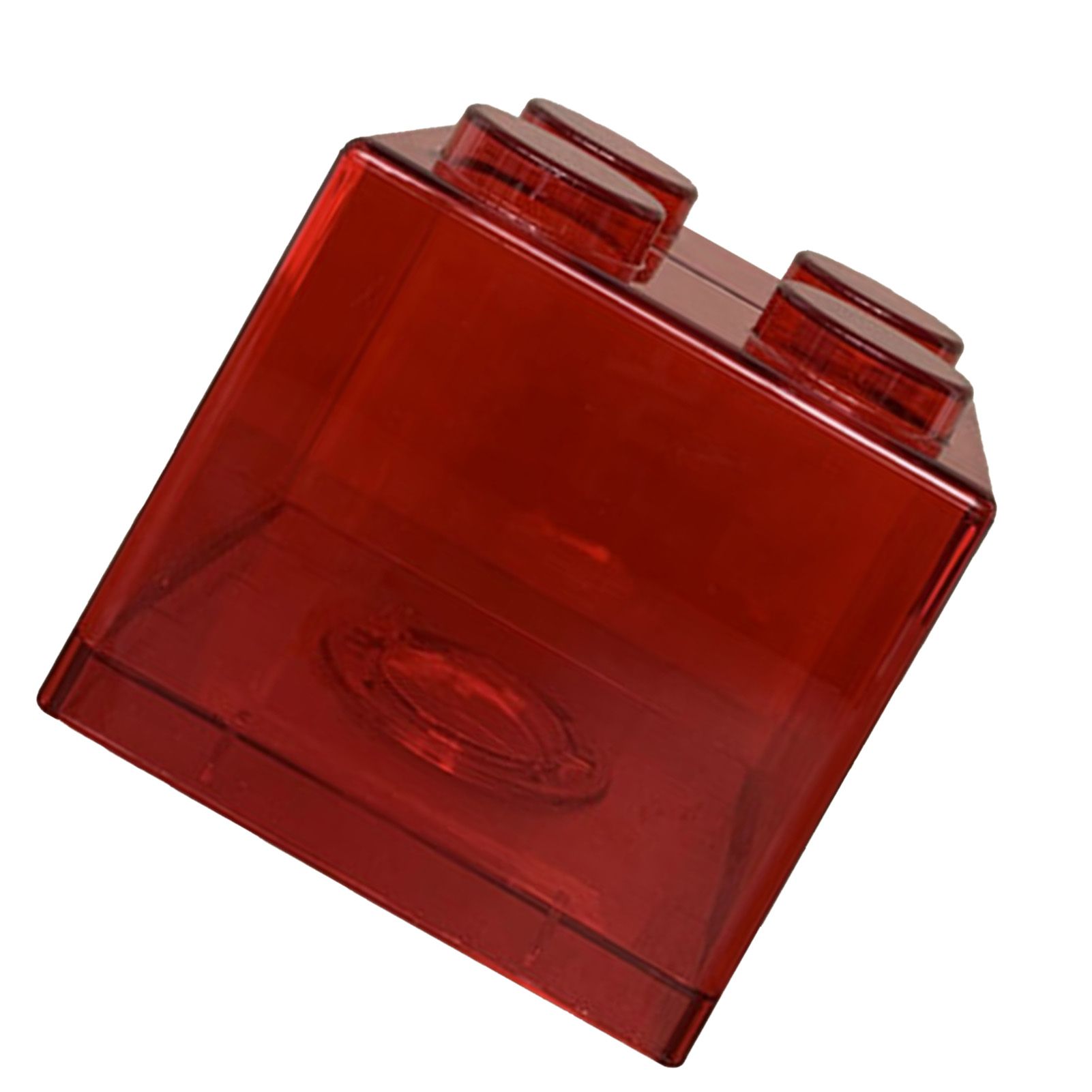 Clear Money Saving Bank Building Block Design Rectangular Transparent Coin view 10