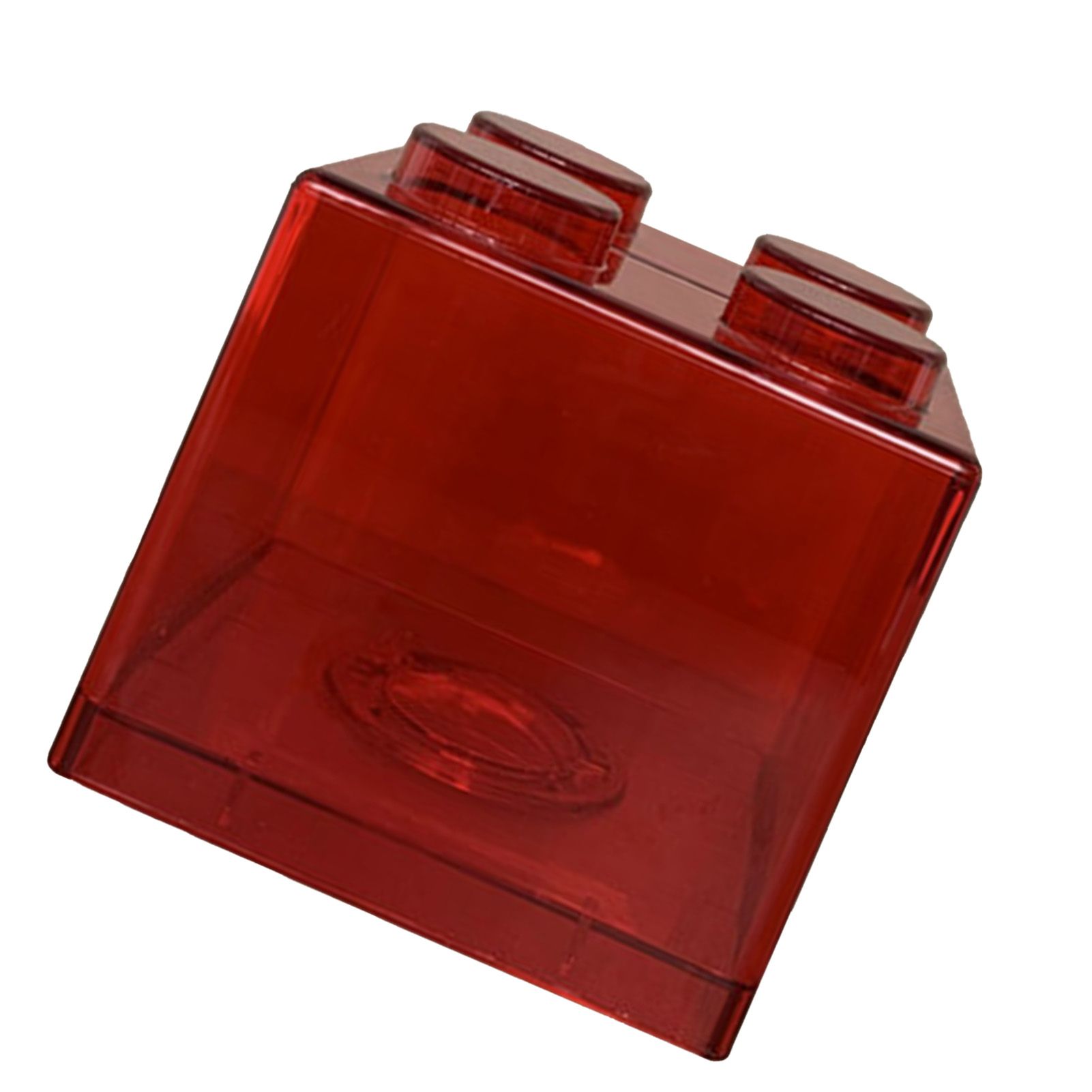 Clear Money Saving Bank Building Block Design Rectangular Transparent Coin view 11