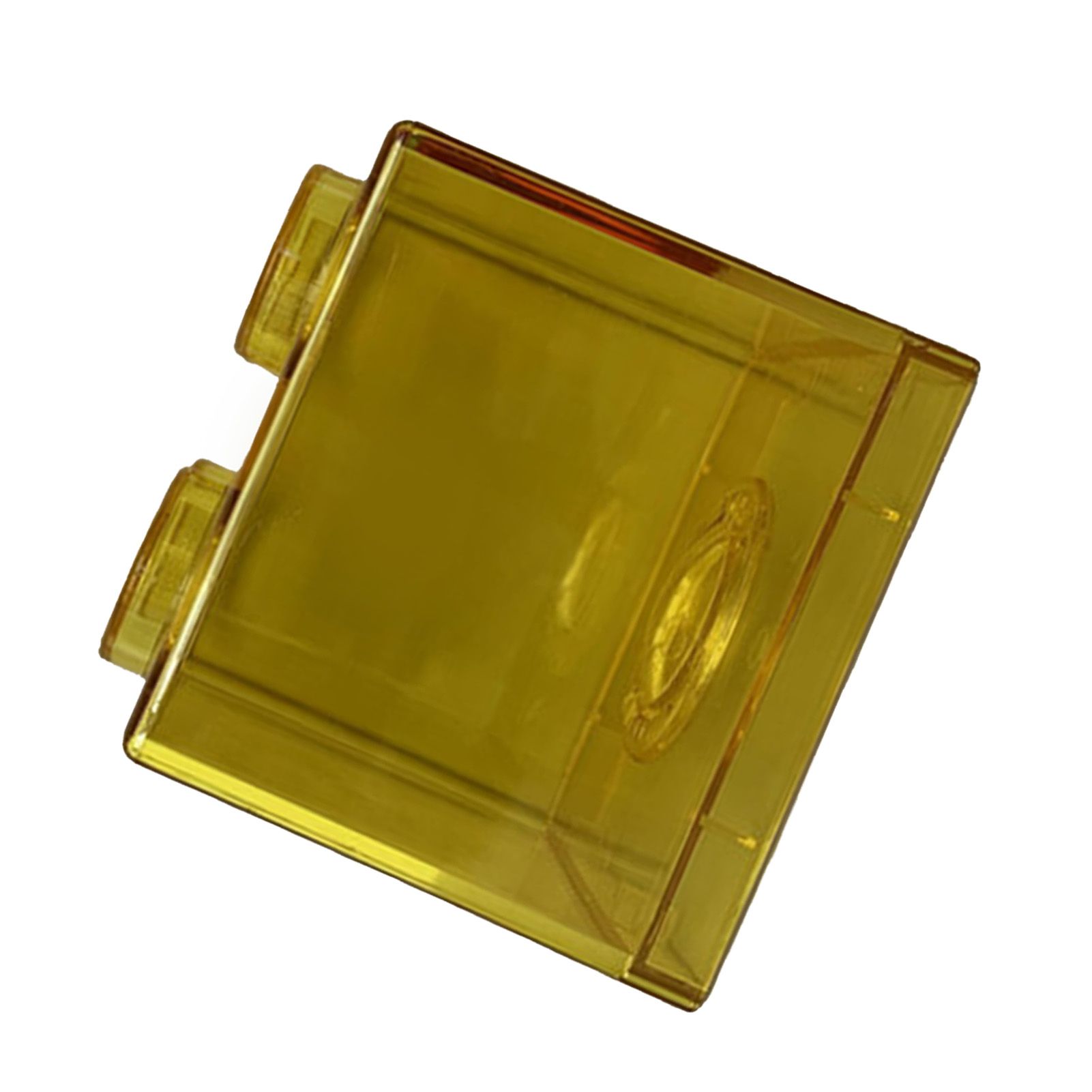 Clear Money Saving Bank Building Block Design Rectangular Transparent Coin view 8