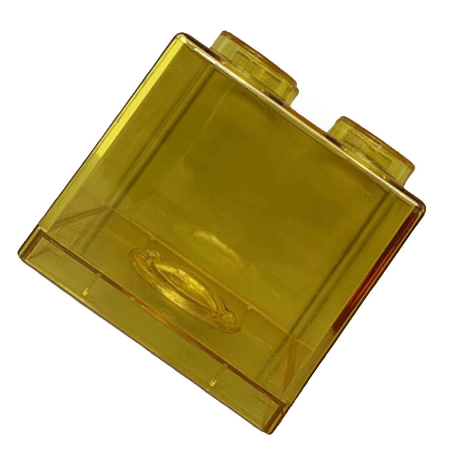 Clear Money Saving Bank Building Block Design Rectangular Transparent Coin view 12
