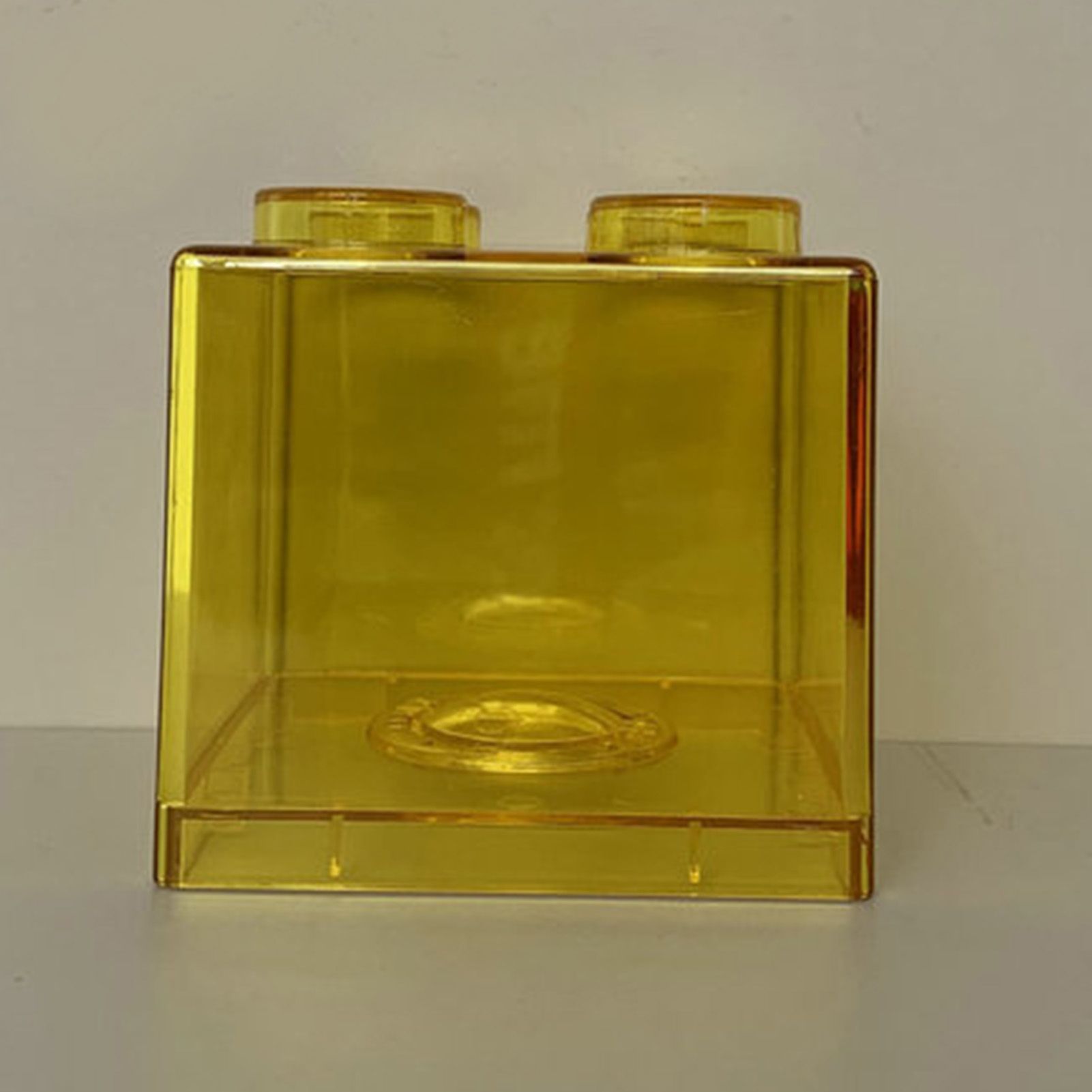 Clear Money Saving Bank Building Block Design Rectangular Transparent Coin view 13