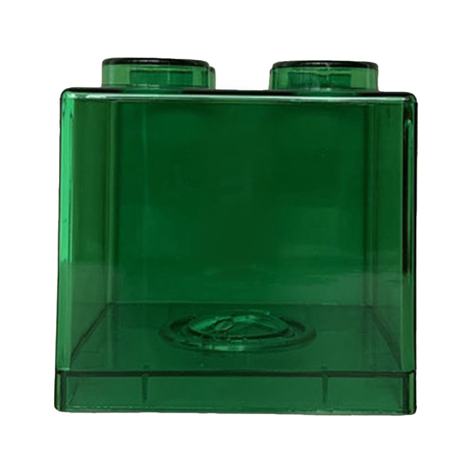 Clear Money Saving Bank Building Block Design Rectangular Transparent Coin