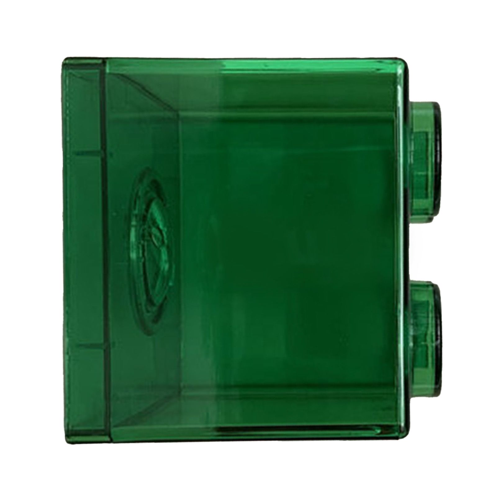 Clear Money Saving Bank Building Block Design Rectangular Transparent Coin view 2