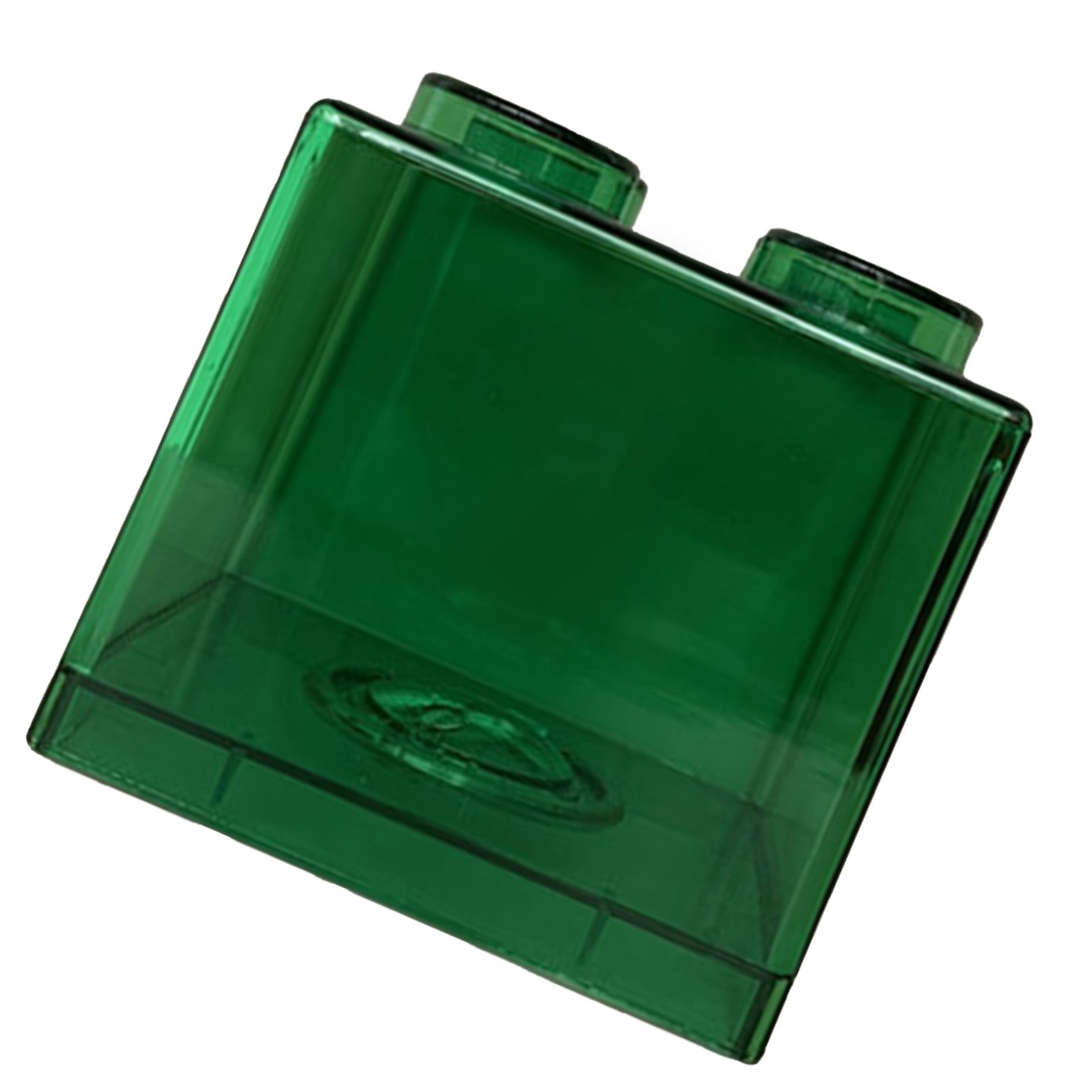 Clear Money Saving Bank Building Block Design Rectangular Transparent Coin view 4