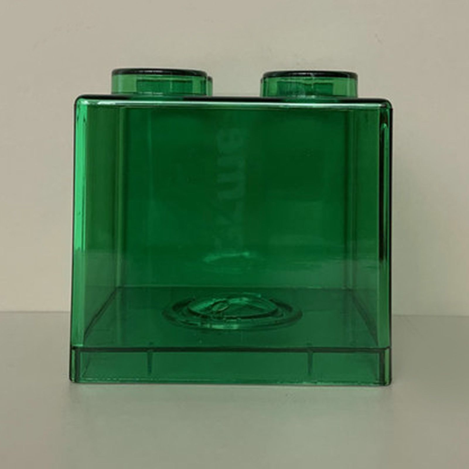 Clear Money Saving Bank Building Block Design Rectangular Transparent Coin view 5
