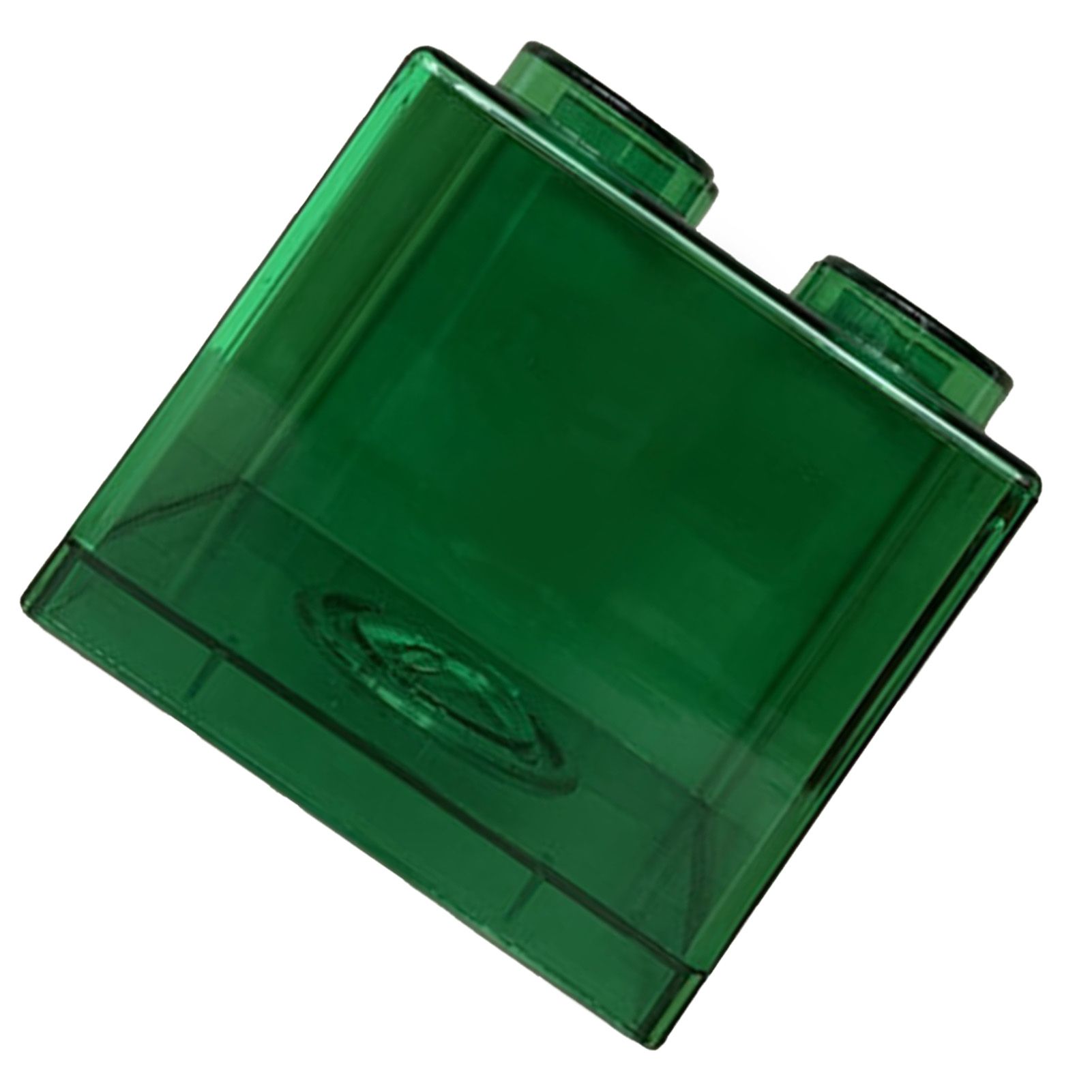 Clear Money Saving Bank Building Block Design Rectangular Transparent Coin view 9