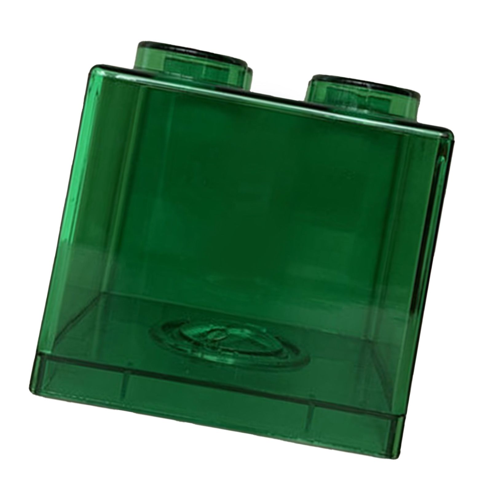 Clear Money Saving Bank Building Block Design Rectangular Transparent Coin view 10