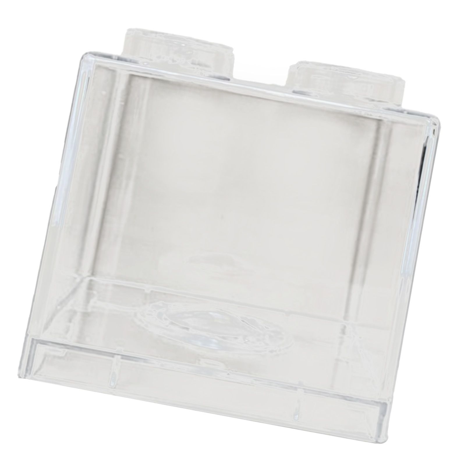 Clear Money Saving Bank Building Block Design Rectangular Transparent Coin view 4