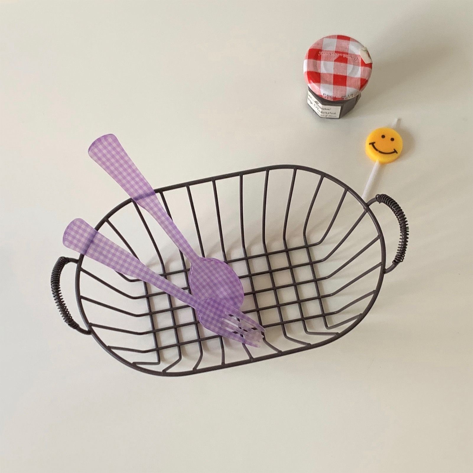 Wire Baskets Iron Handhold Storage Bins for Kitchen Cabinets Pantry Bathroom view 13