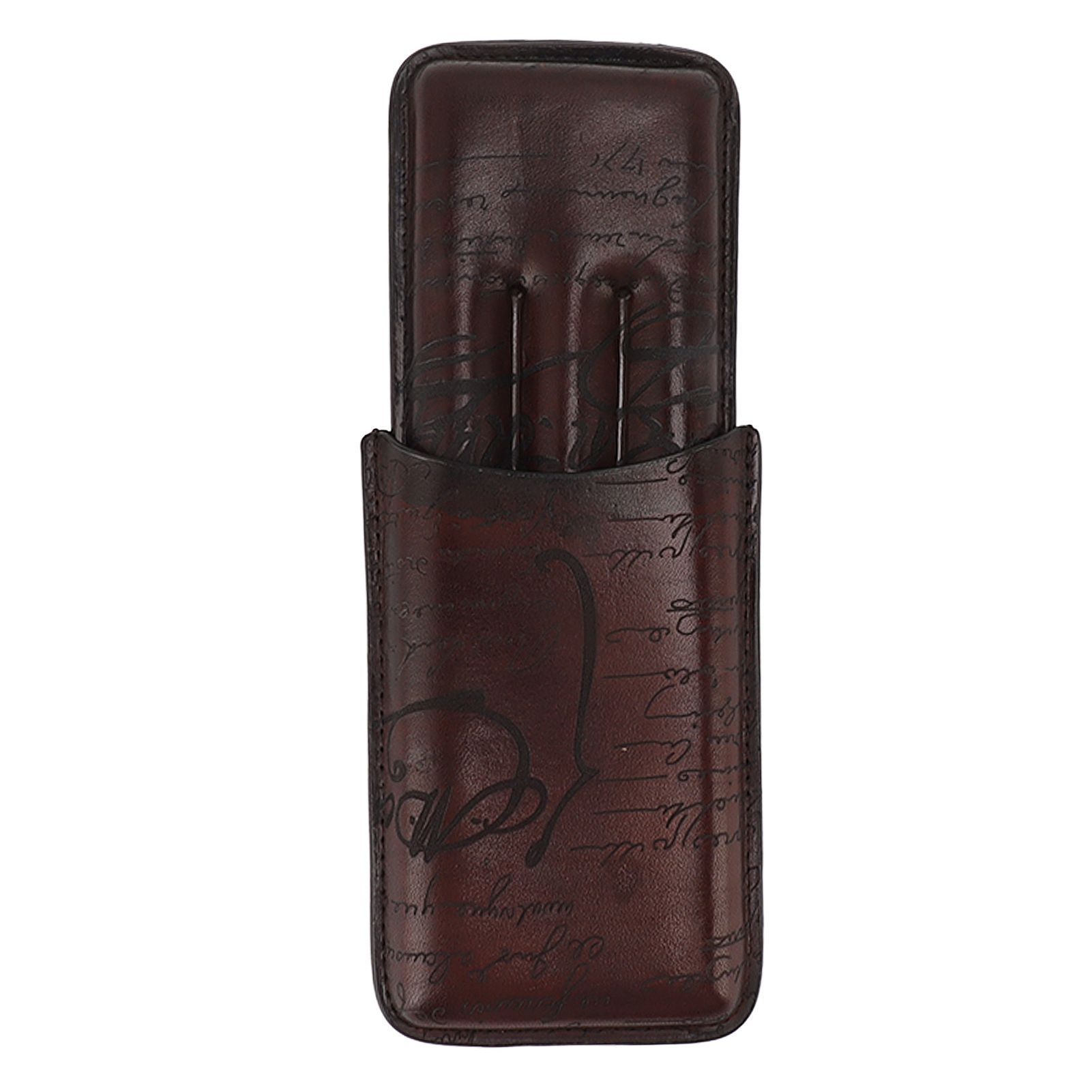 Leather Cigar Holder Travel Portable Soft Touch Elegant Breathable Cigar Case view 2