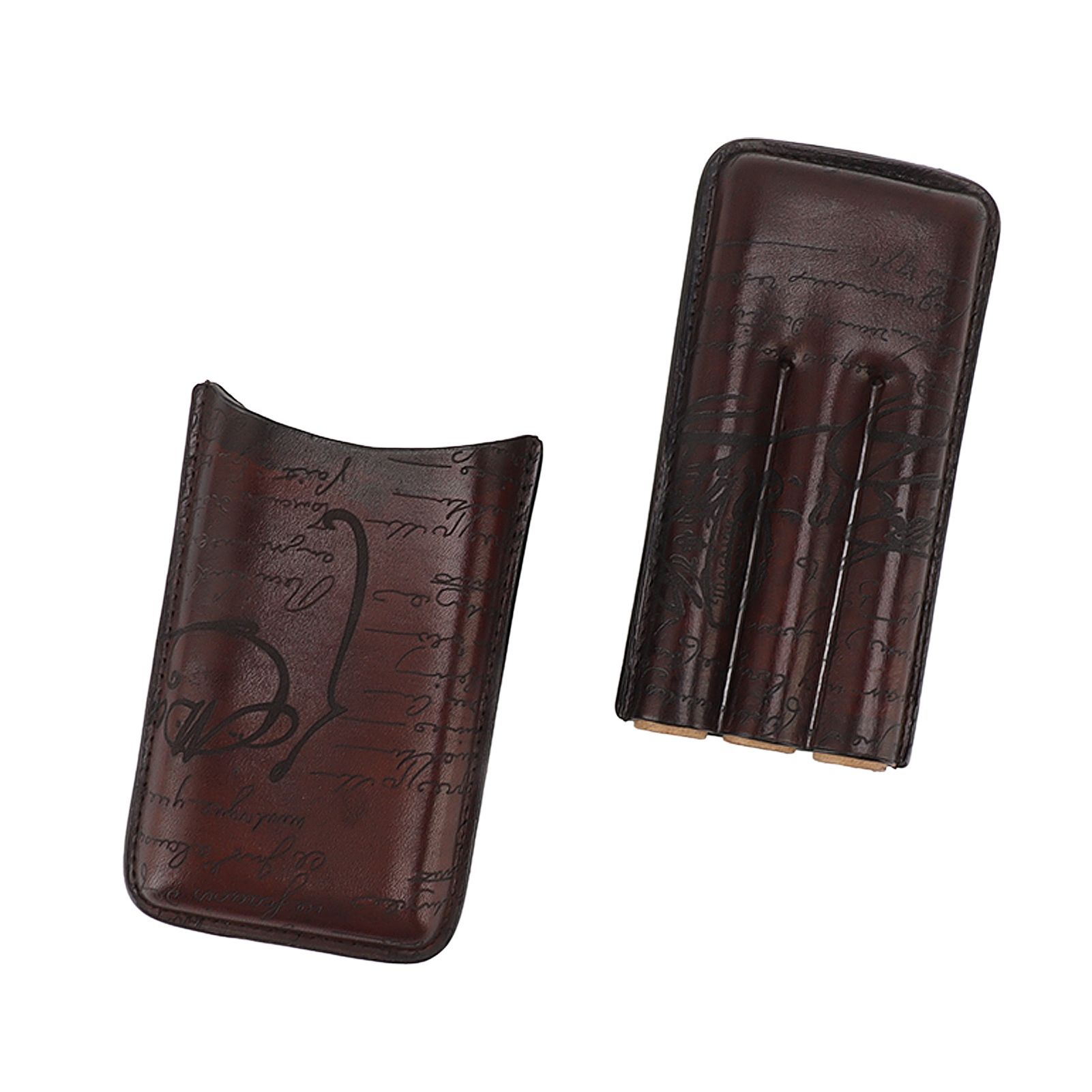 Leather Cigar Holder Travel Portable Soft Touch Elegant Breathable Cigar Case view 7