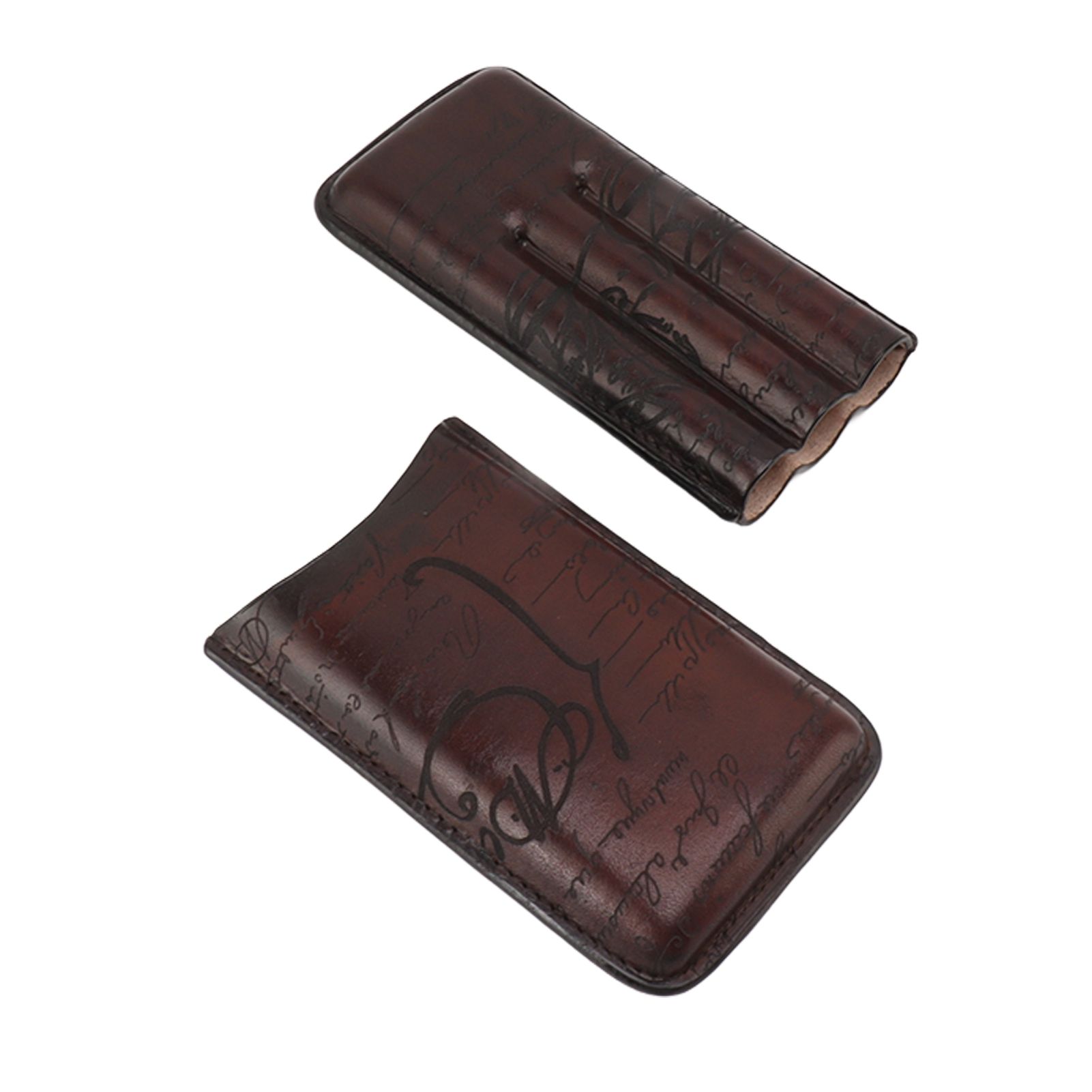 Leather Cigar Holder Travel Portable Soft Touch Elegant Breathable Cigar Case view 9