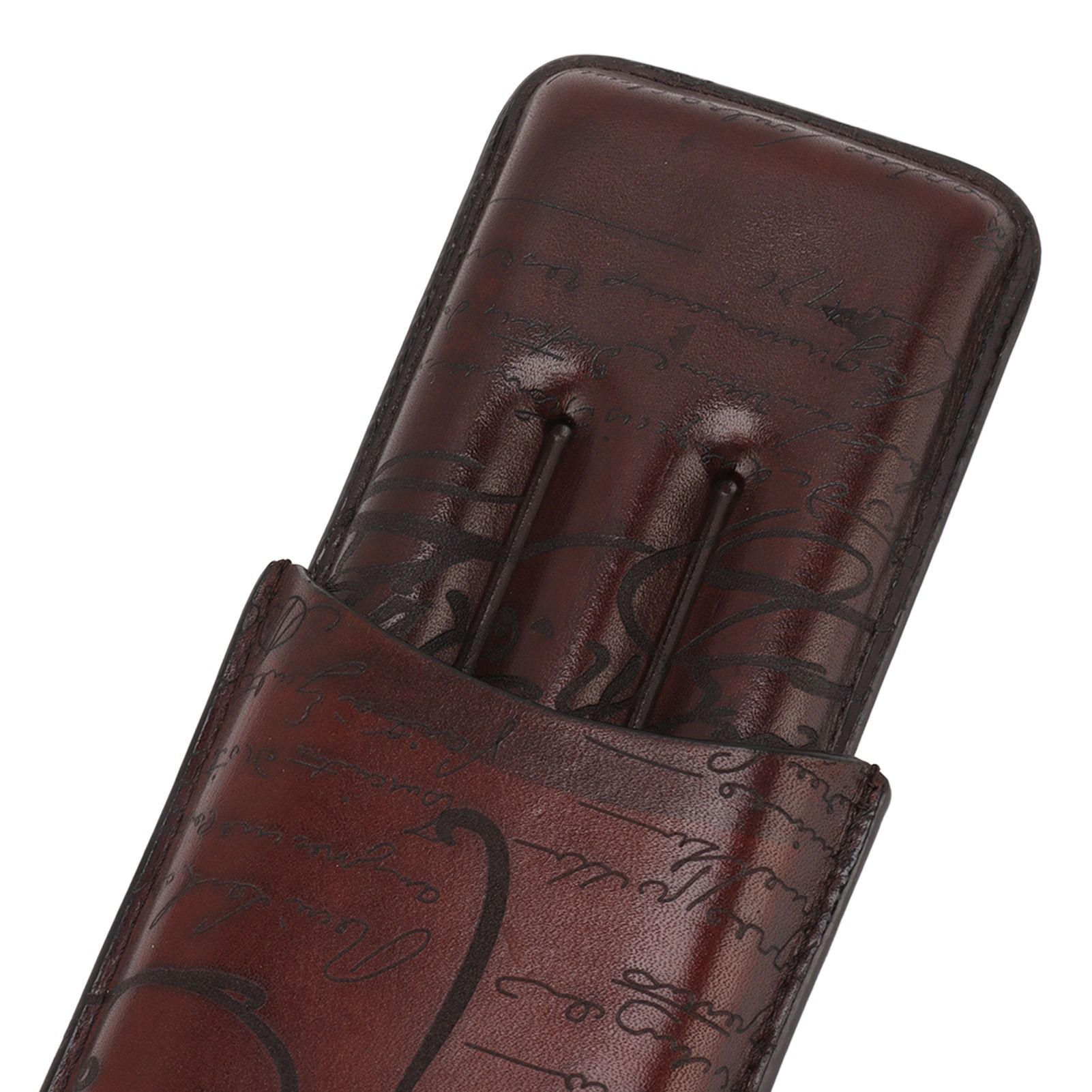 Leather Cigar Holder Travel Portable Soft Touch Elegant Breathable Cigar Case view 13