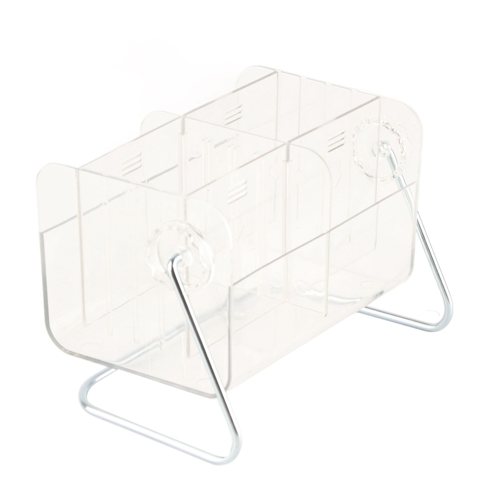 Clear Plastic Remote Control Holder Desk Organizer Transparent Mobile Phone view 3
