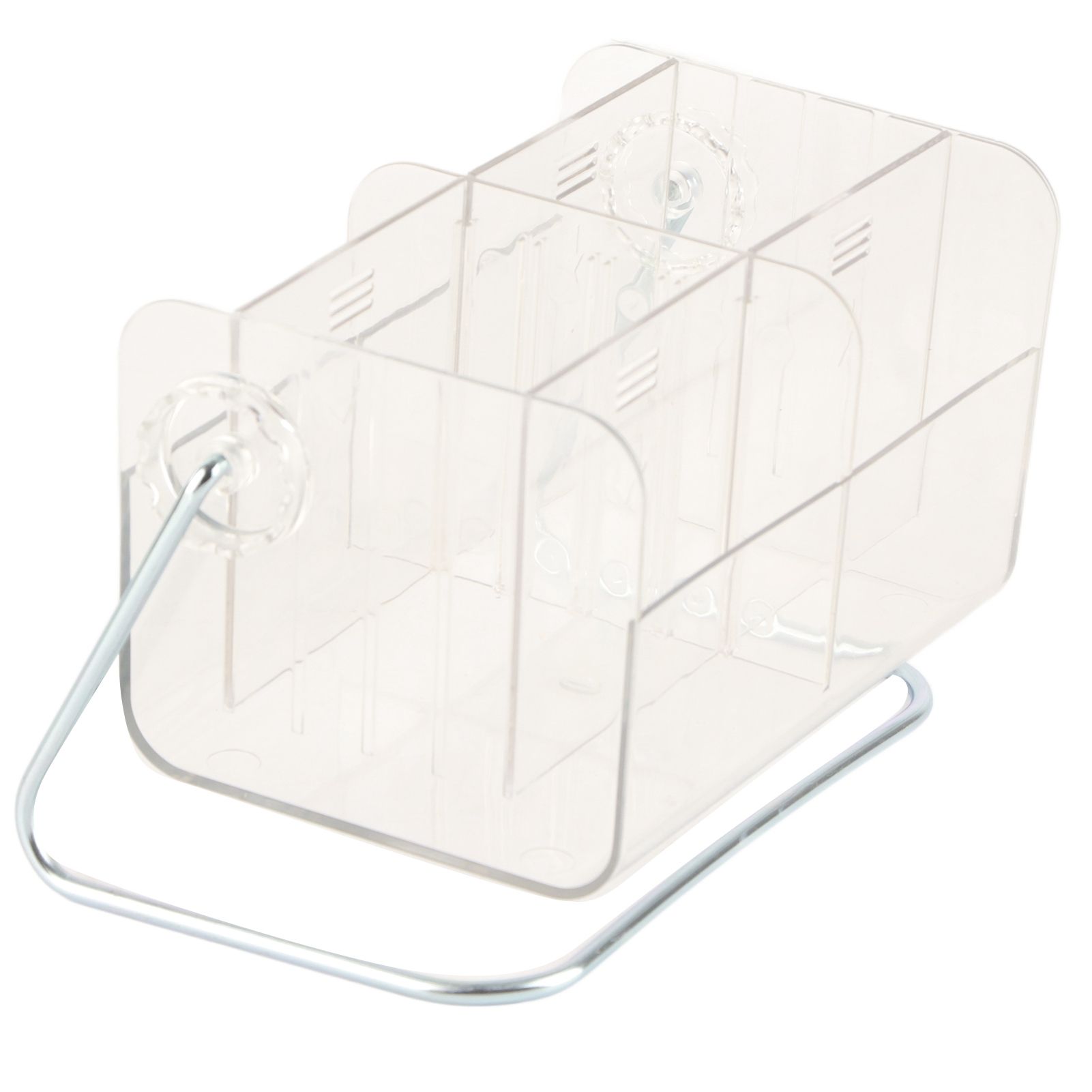Clear Plastic Remote Control Holder Desk Organizer Transparent Mobile Phone view 7