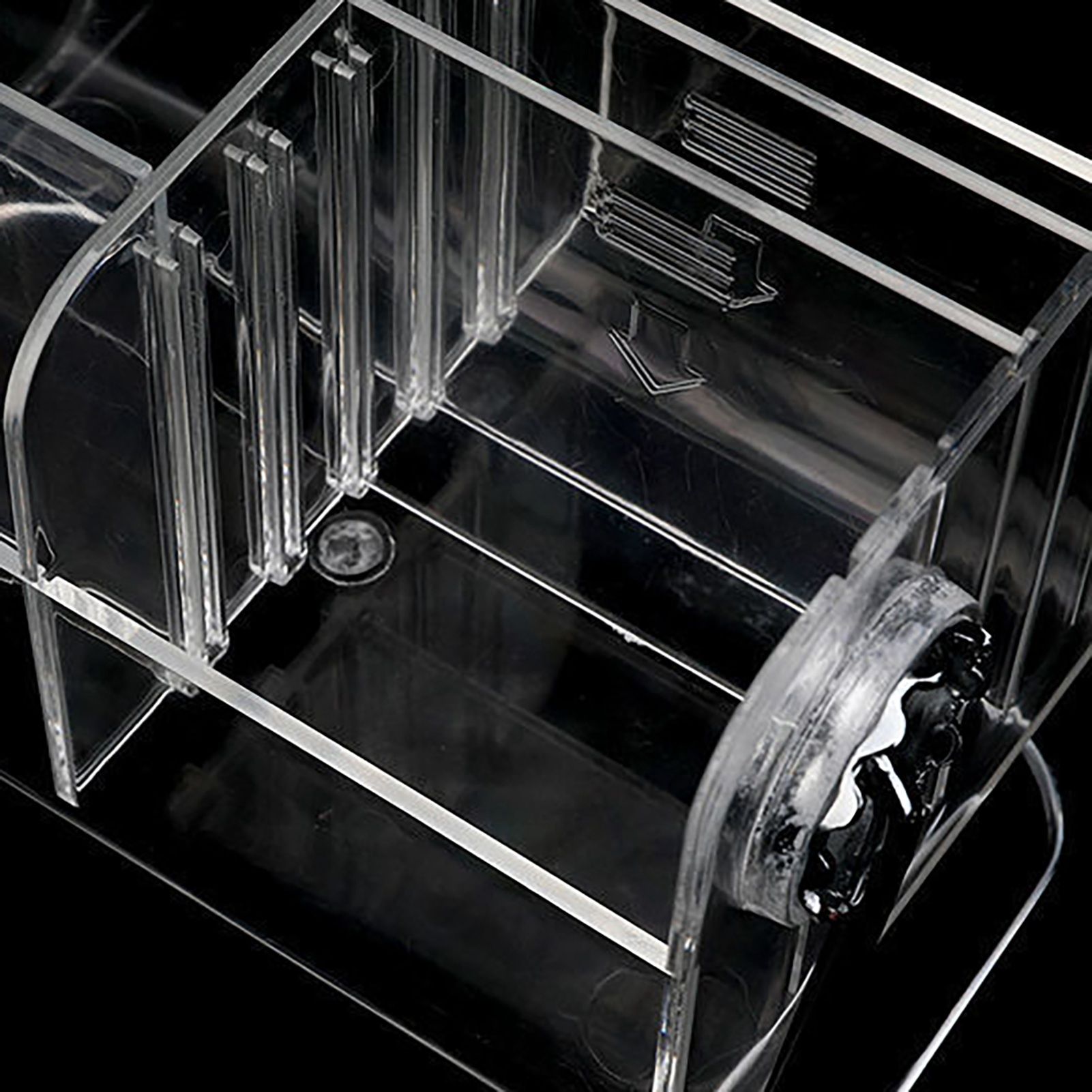 Clear Plastic Remote Control Holder Desk Organizer Transparent Mobile Phone view 9