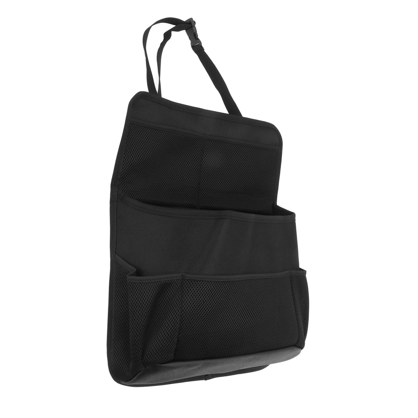 Car Back Seat Storage Bag with Strap Oxford Cloth PU Leather Muti Pocket Auto view 5