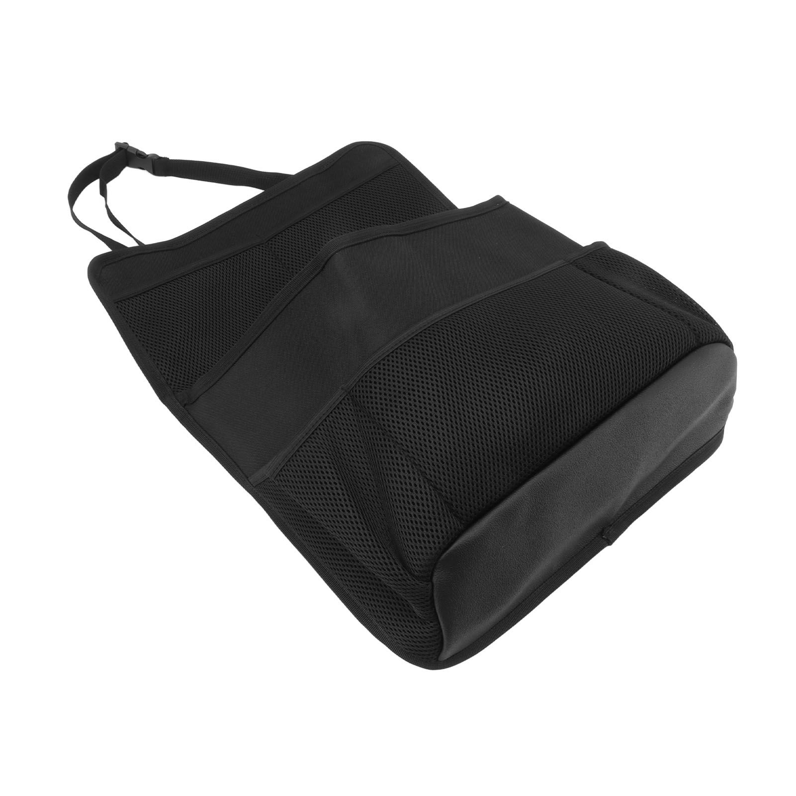 Car Back Seat Storage Bag with Strap Oxford Cloth PU Leather Muti Pocket Auto view 6