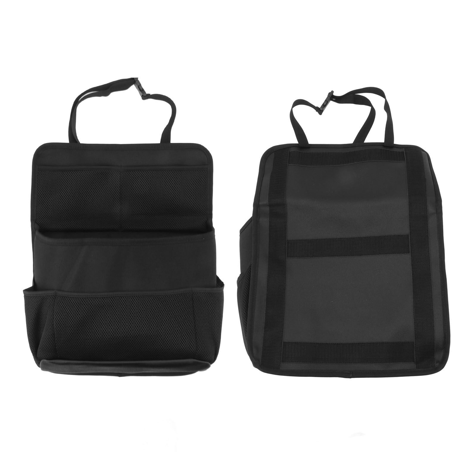 Car Back Seat Storage Bag with Strap Oxford Cloth PU Leather Muti Pocket Auto view 10