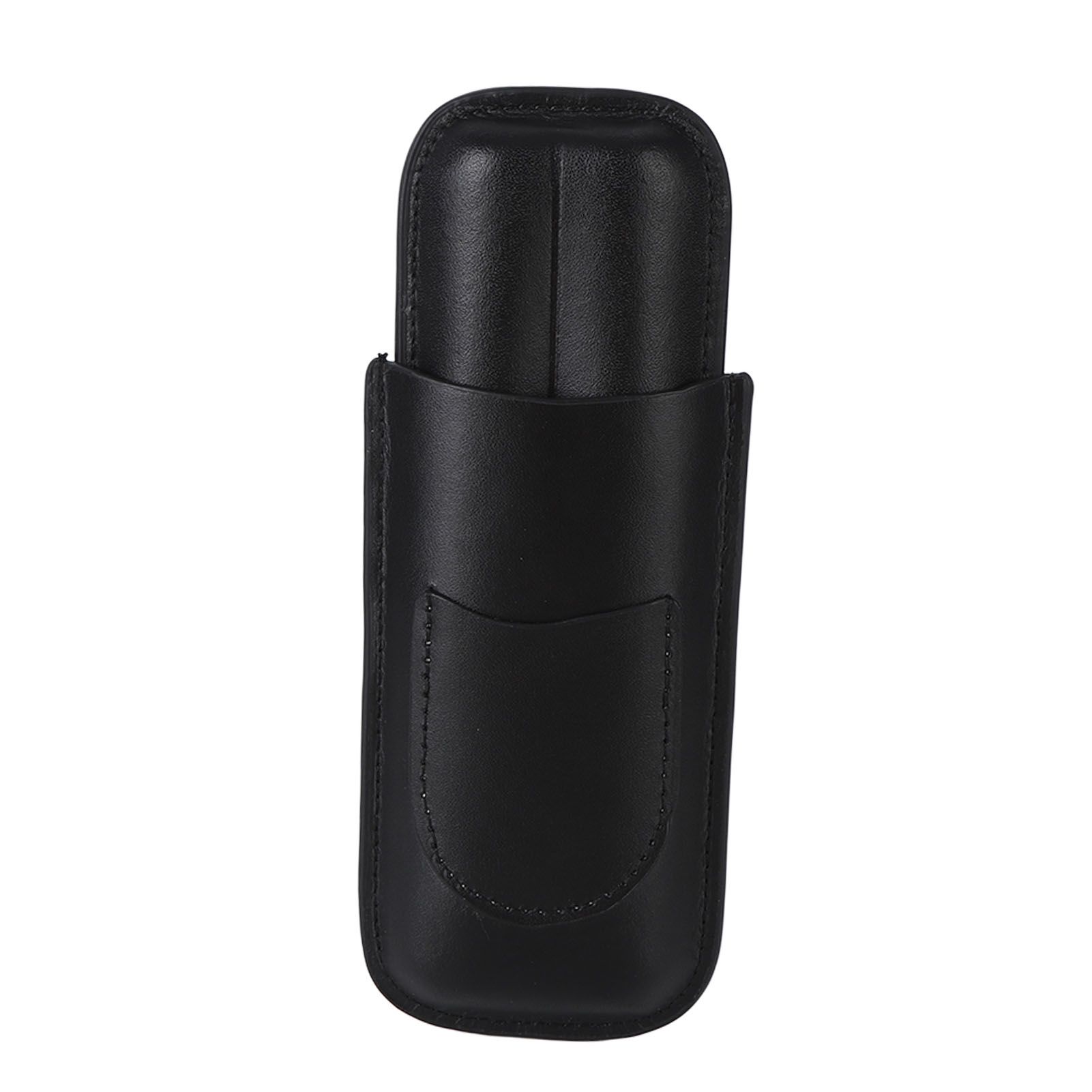 Portable Cigar Bag 2 Holder Leather Humidor Box Cigar Protection Moisturizing view 9