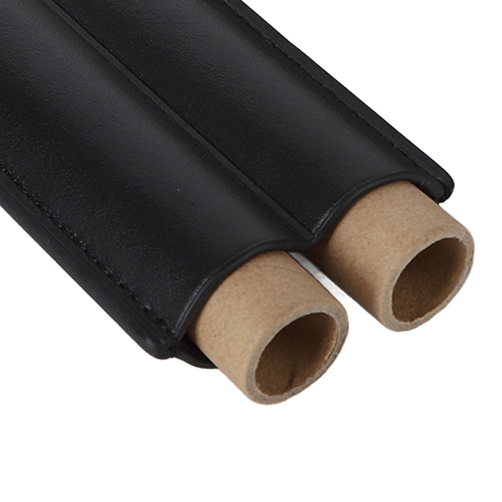 Portable Cigar Bag 2 Holder Leather Humidor Box Cigar Protection Moisturizing view 15