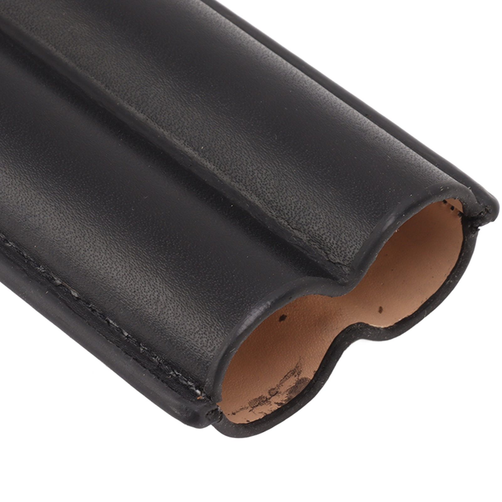 Cigar Case Elegant Vintage Hand Crafted Slim Portable 2 Fingers Cigar Holder view 15