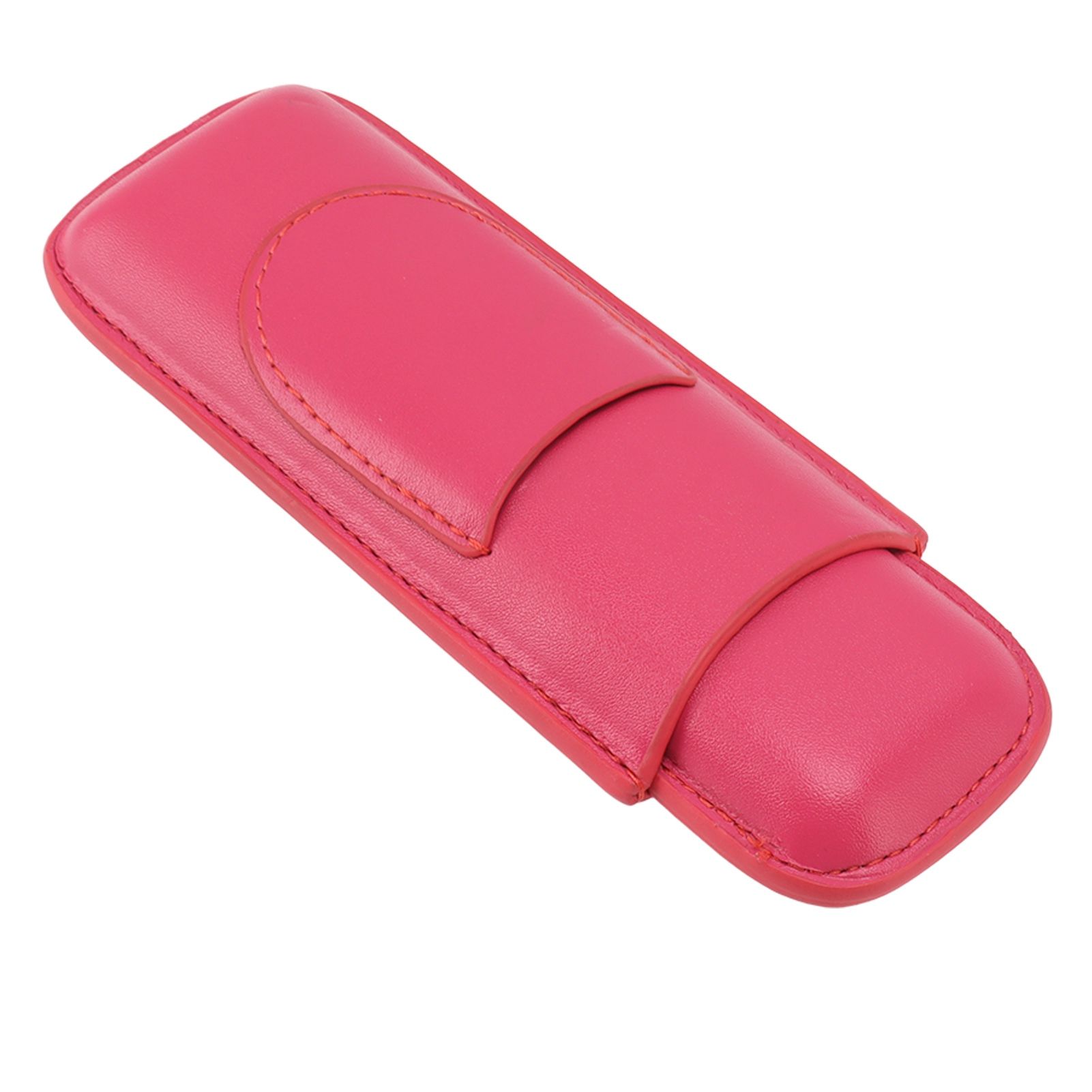 Cigar Case Elegant Vintage Hand Crafted Slim Portable 2 Fingers Cigar Holder view 2