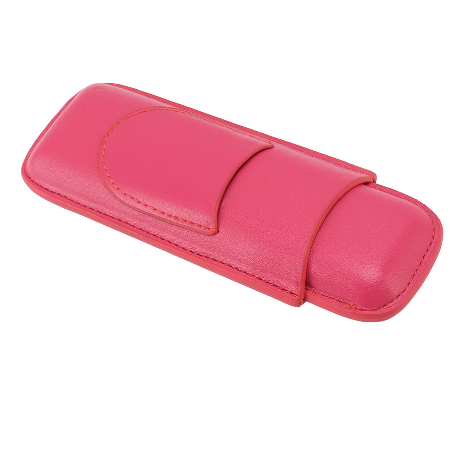 Cigar Case Elegant Vintage Hand Crafted Slim Portable 2 Fingers Cigar Holder view 4