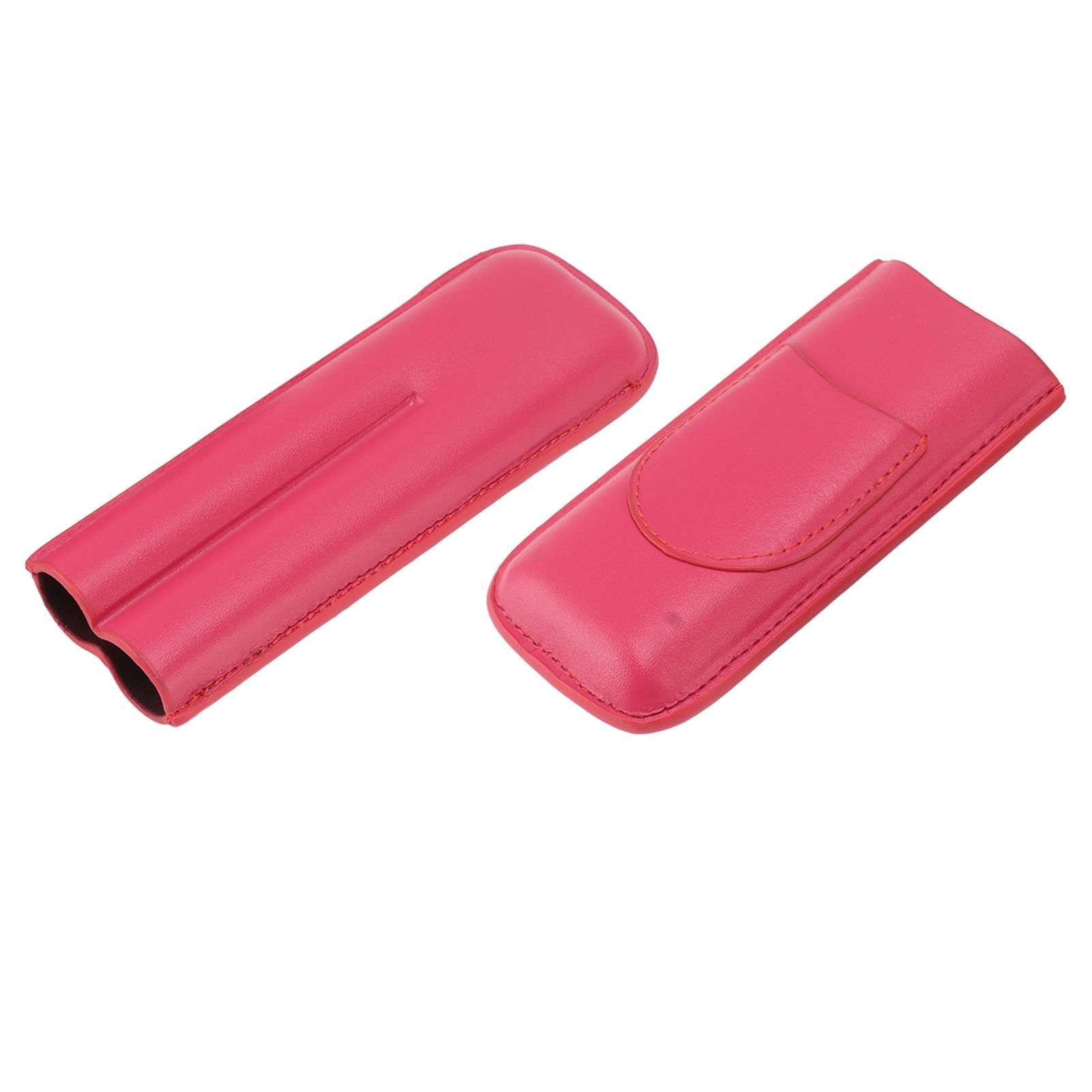 Cigar Case Elegant Vintage Hand Crafted Slim Portable 2 Fingers Cigar Holder view 9