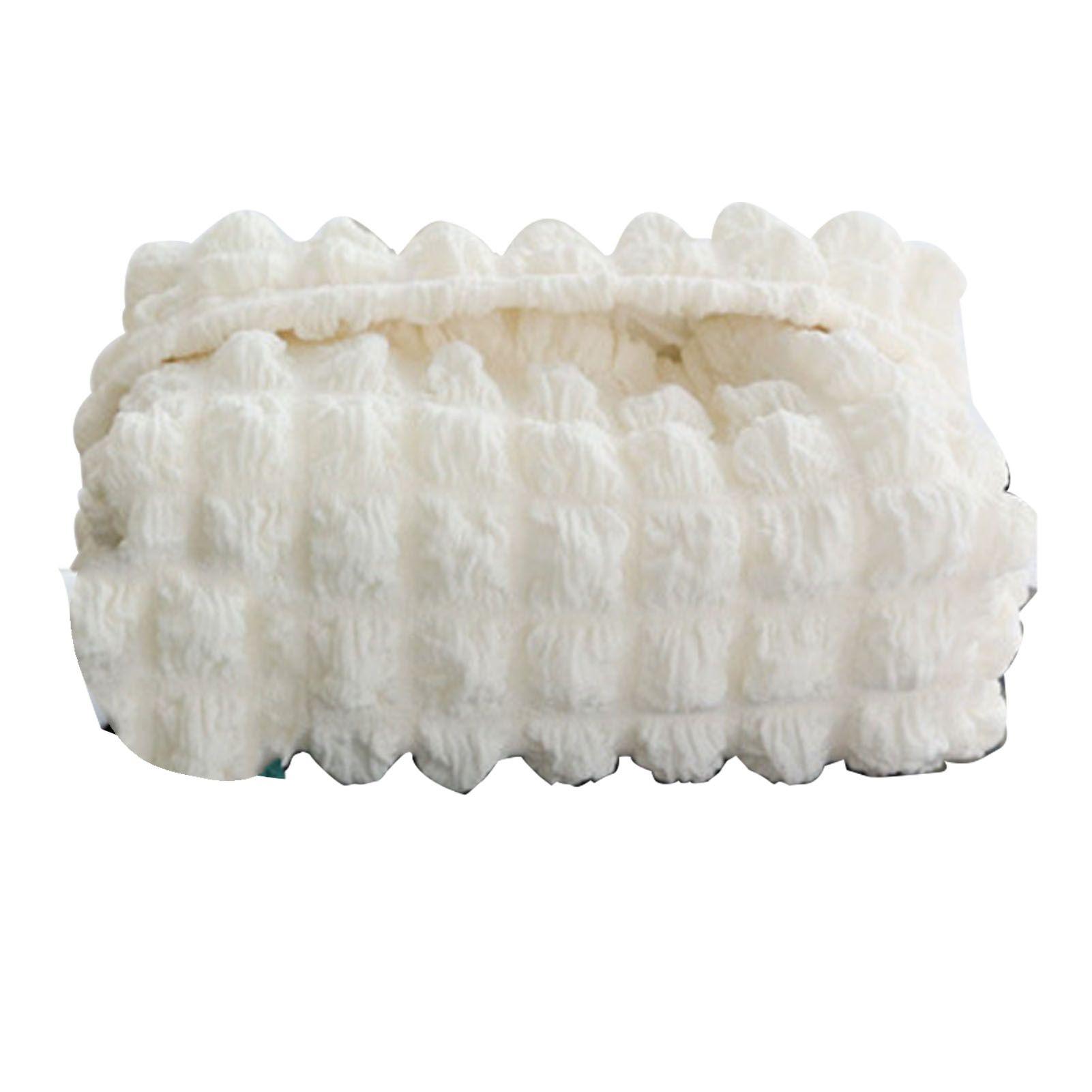 Tissue Box Cover Bag Polyester Cotton Bubble Yarn Decorative Tissue Bag view 2